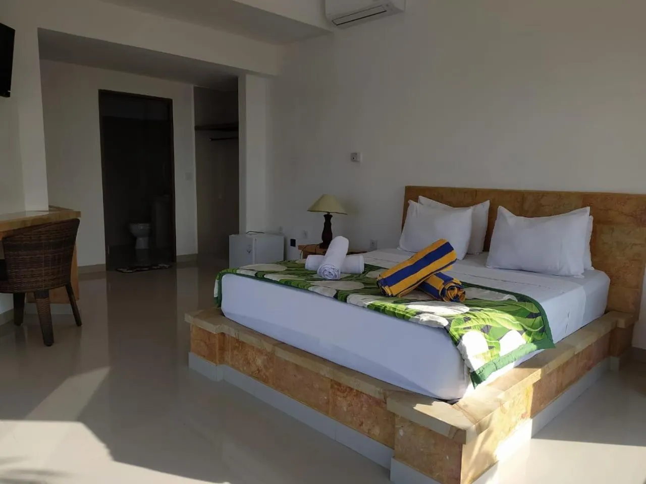 Bed in Ocean Resort Amed