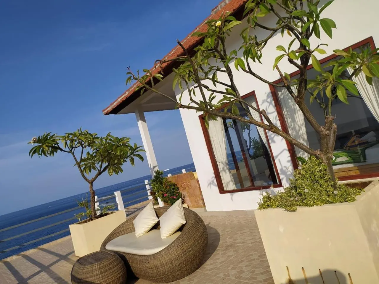 Patio in Ocean Resort Amed