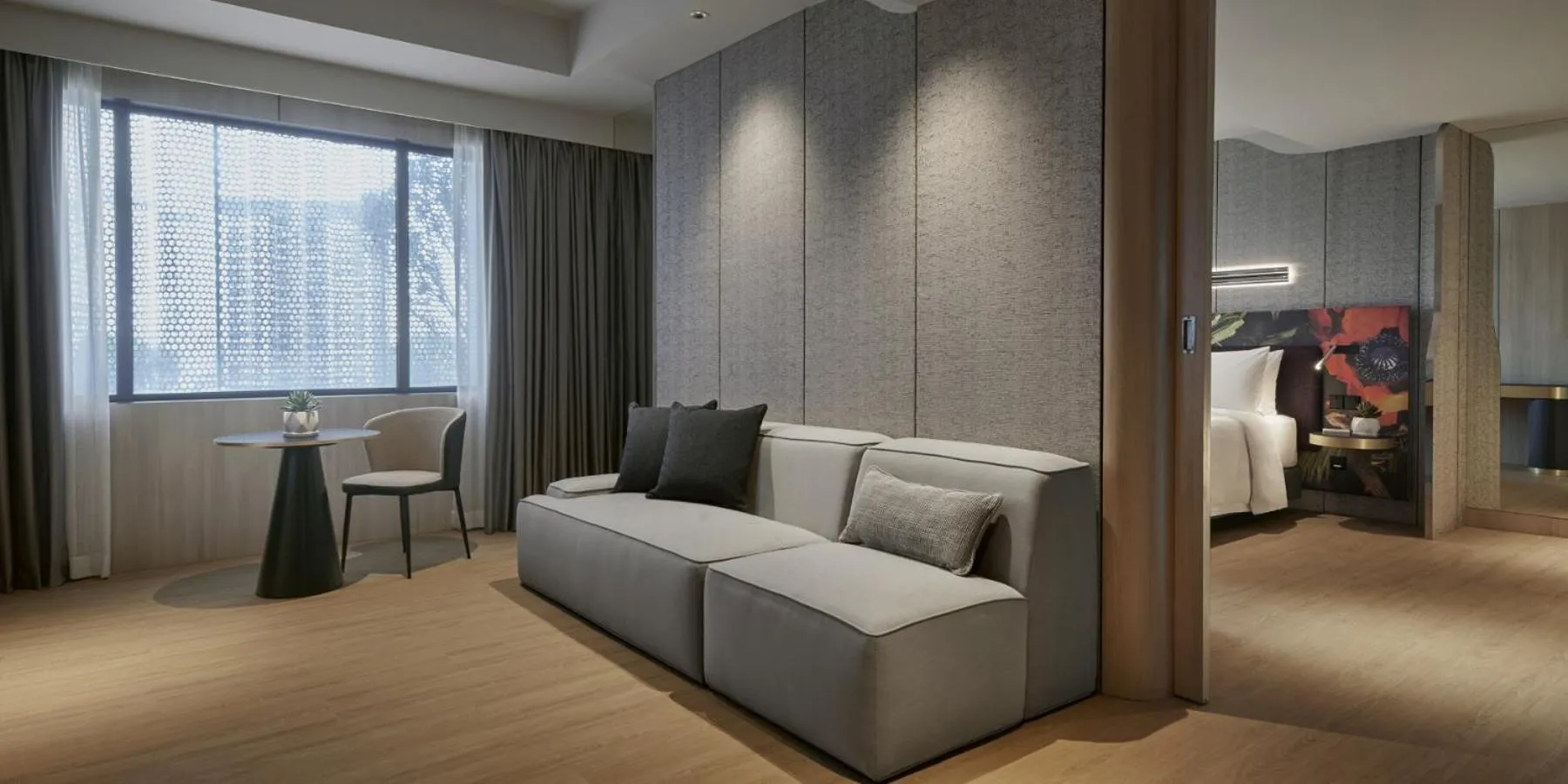 Seating area, Bed in PARKROYAL COLLECTION Kuala Lumpur