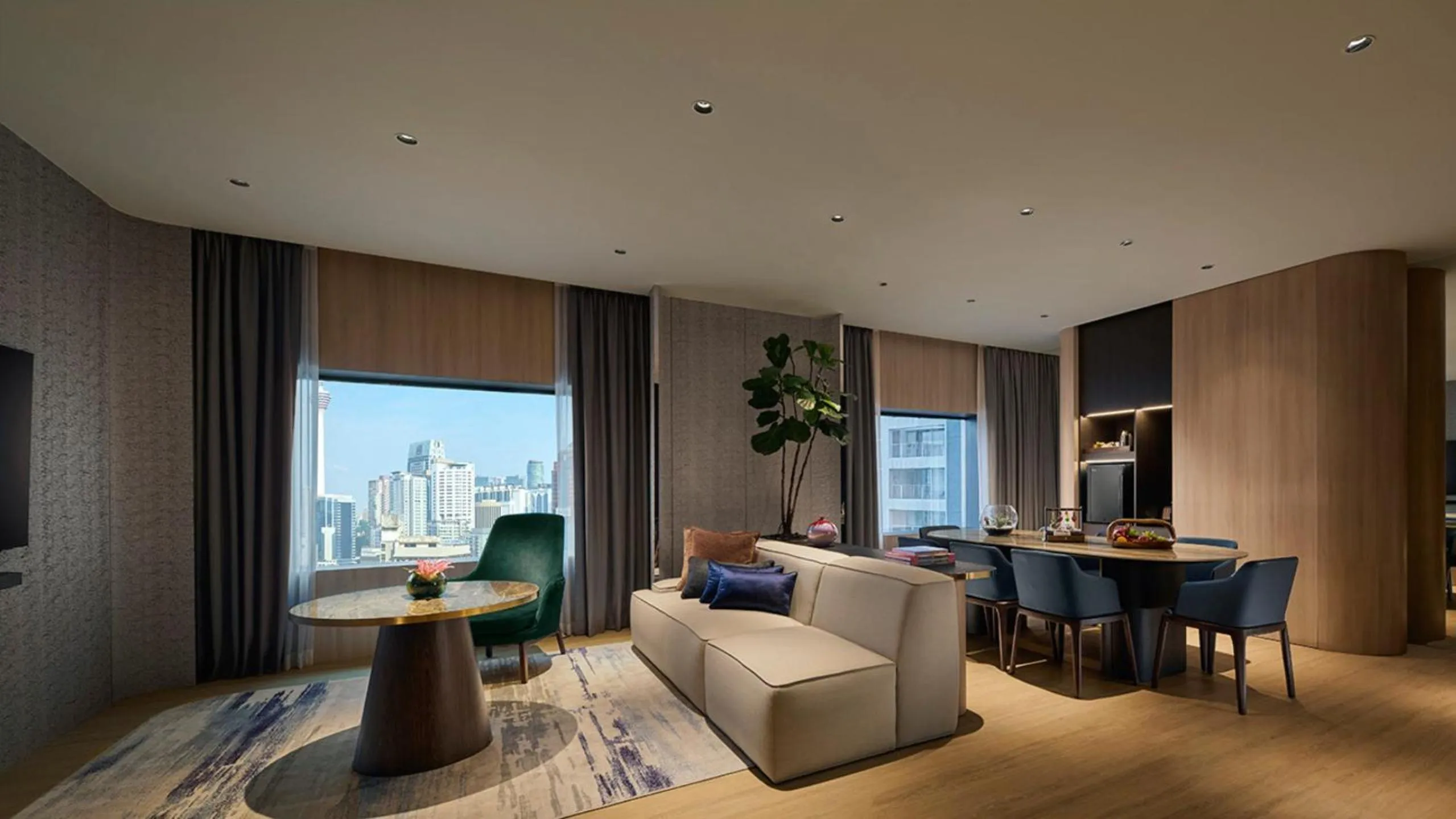 Living room in PARKROYAL COLLECTION Kuala Lumpur