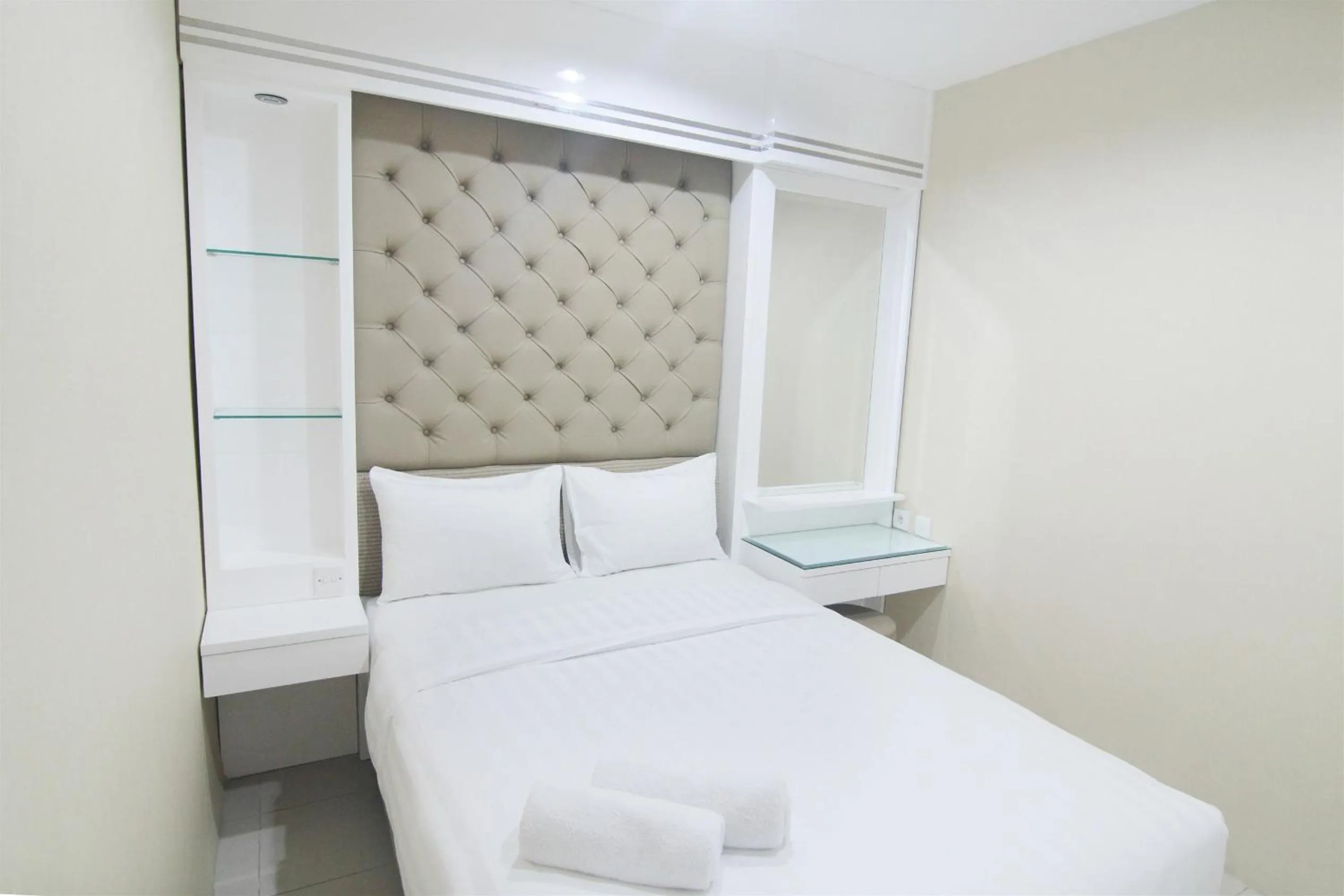 Bed in 2BR Cervino Village Casablanca Apartment near Kota Kasablanka By Travelio