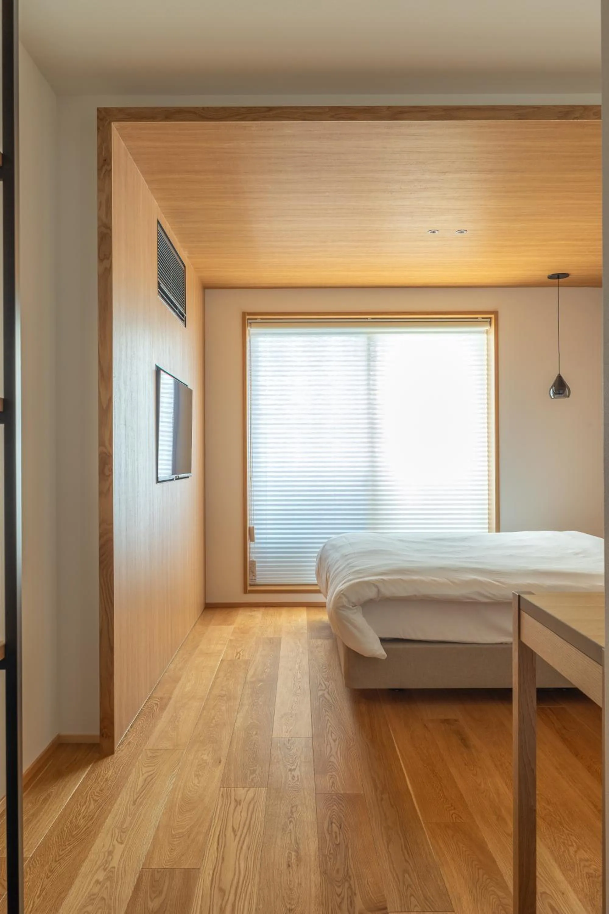 Bed in Karasuma Rokujo Hotel