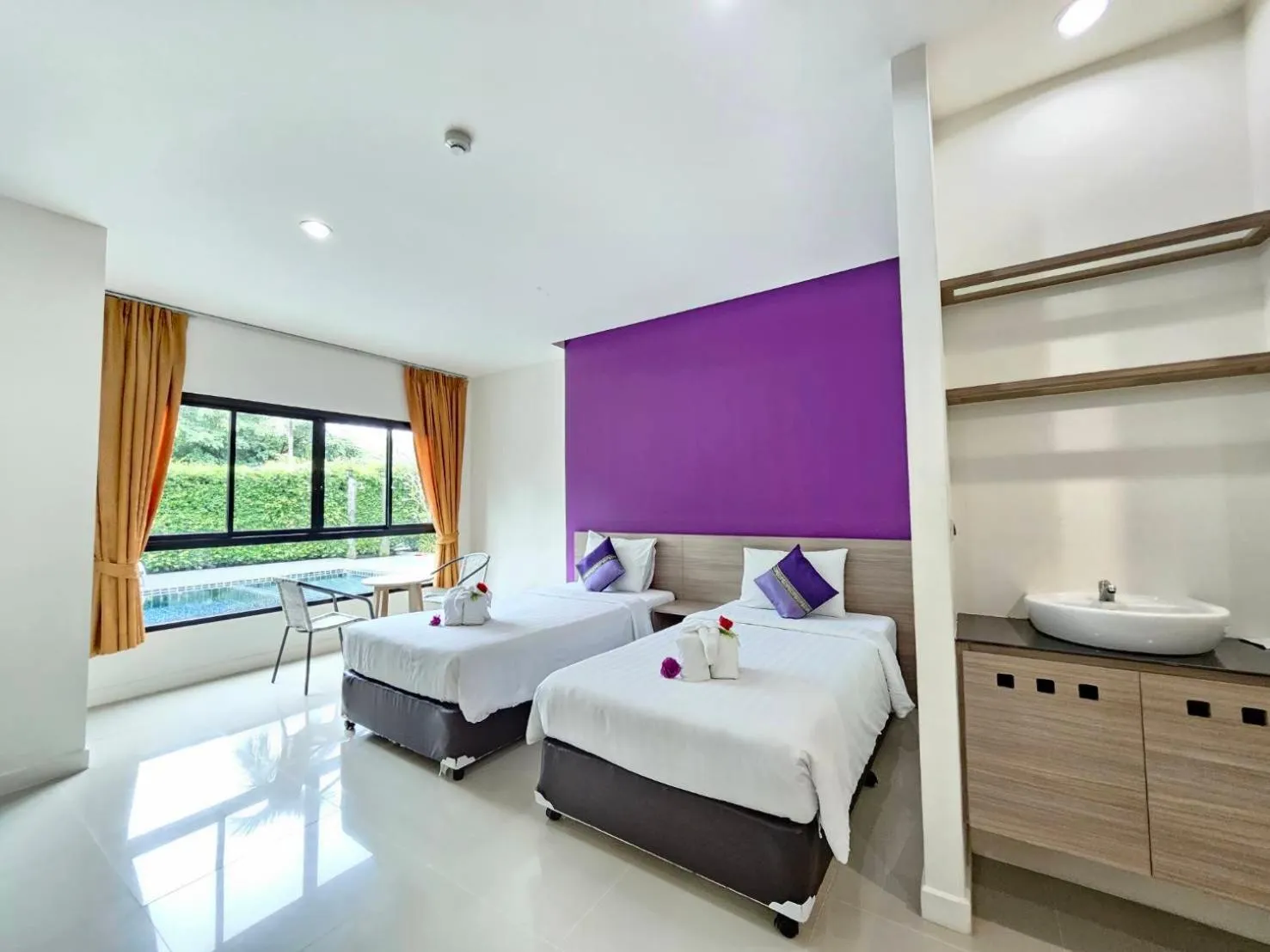 Photo of the whole room, Bed in S4 Nai Yang Beach - Near Phuket Airport
