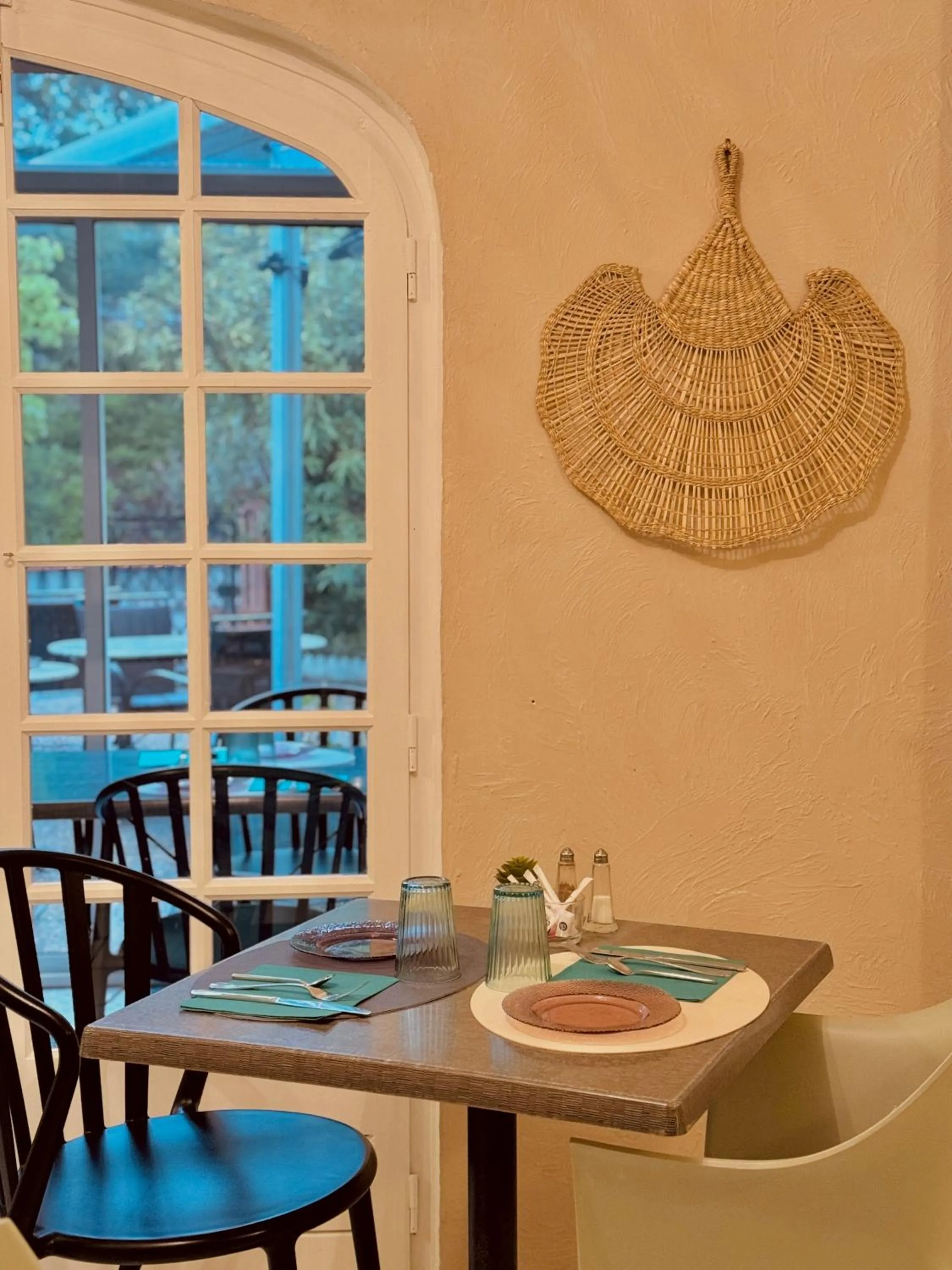 Decorative detail in Hôtel le Nid