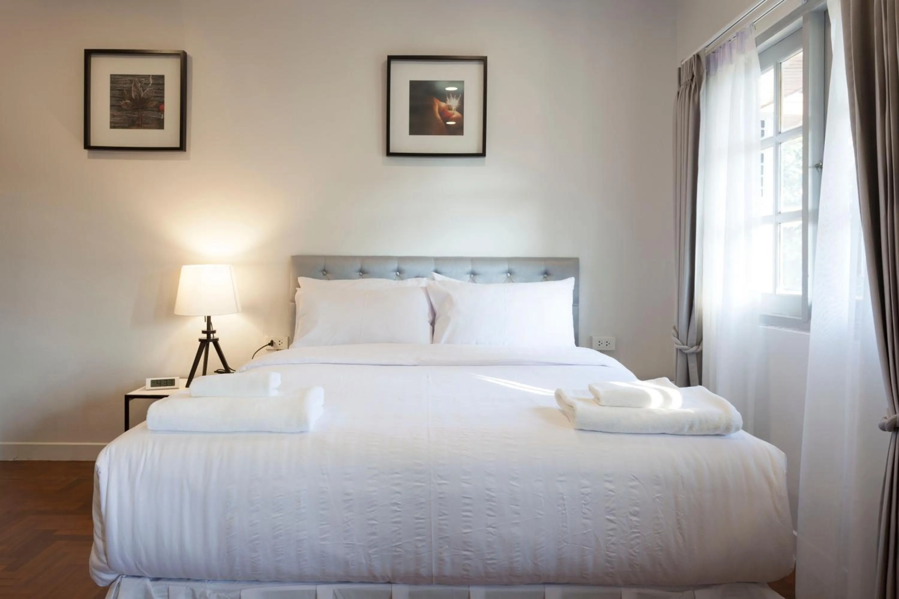 Photo of the whole room, Bed in Cozy Home by Nan