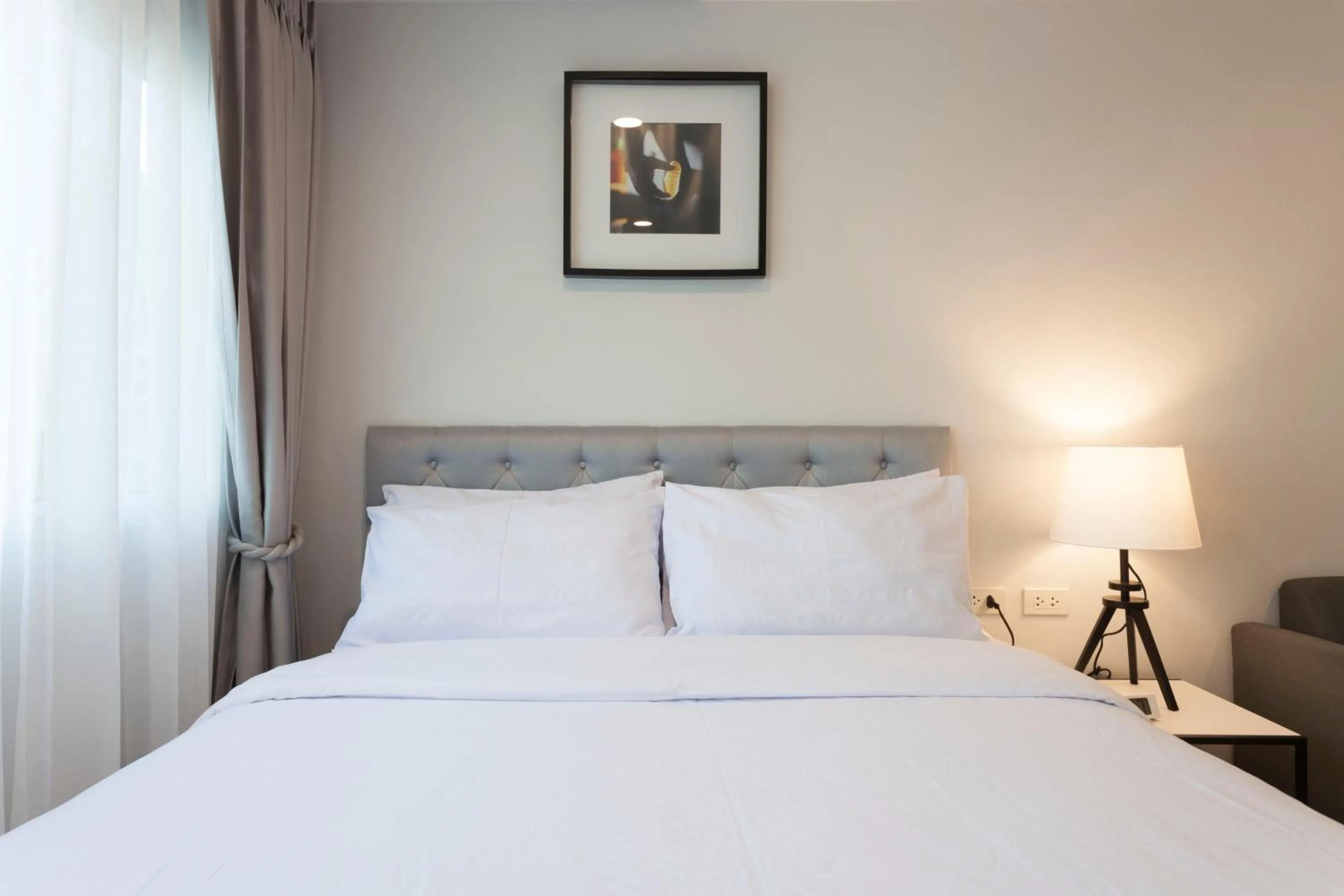 Photo of the whole room, Bed in Cozy Home by Nan