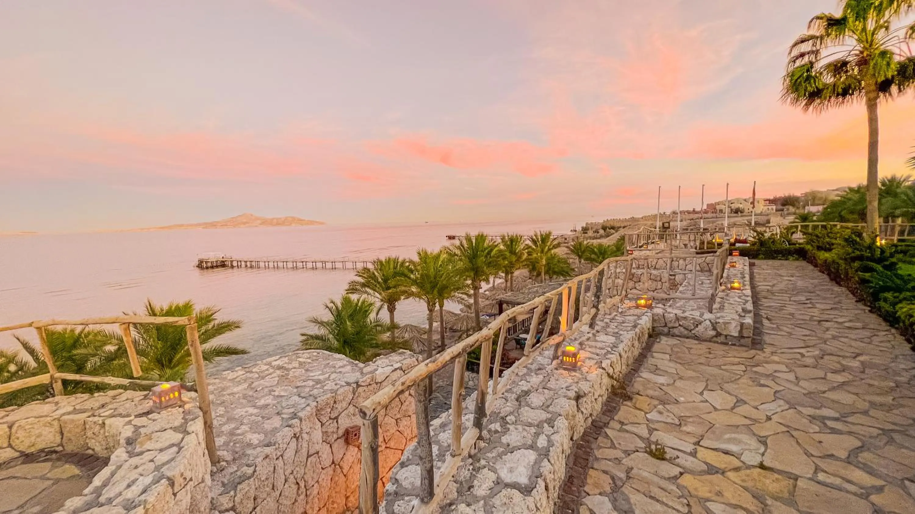 Natural landscape in Tamra Beach Resort