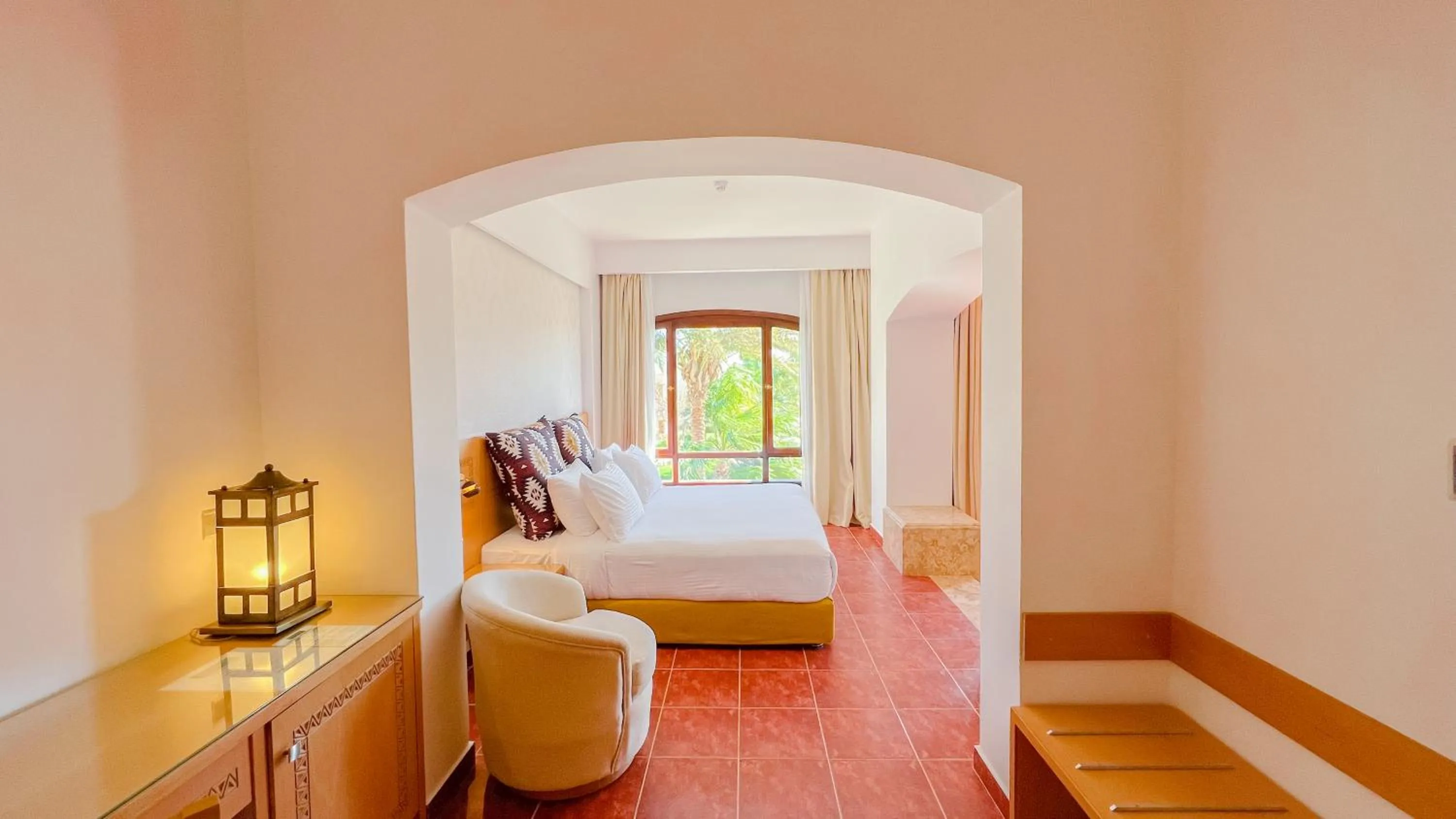 Bed in Tamra Beach Resort