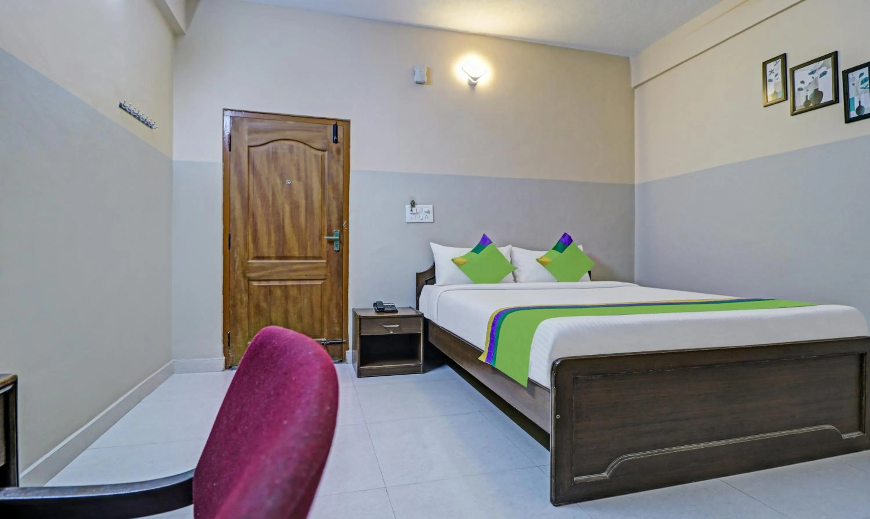 Bedroom, Bed in Treebo Green Land Kushalnagar