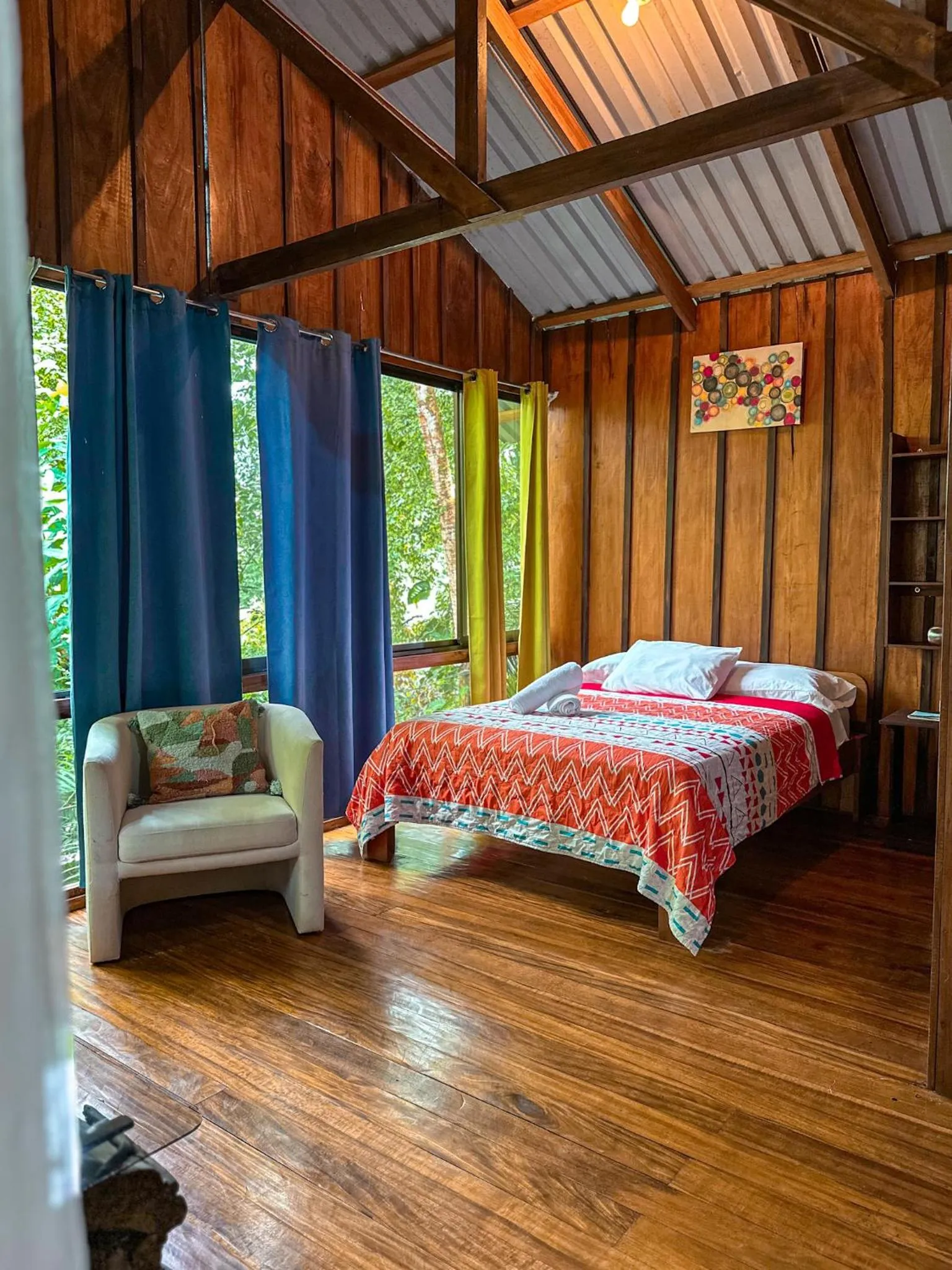 Bed in Cabañas del Lago