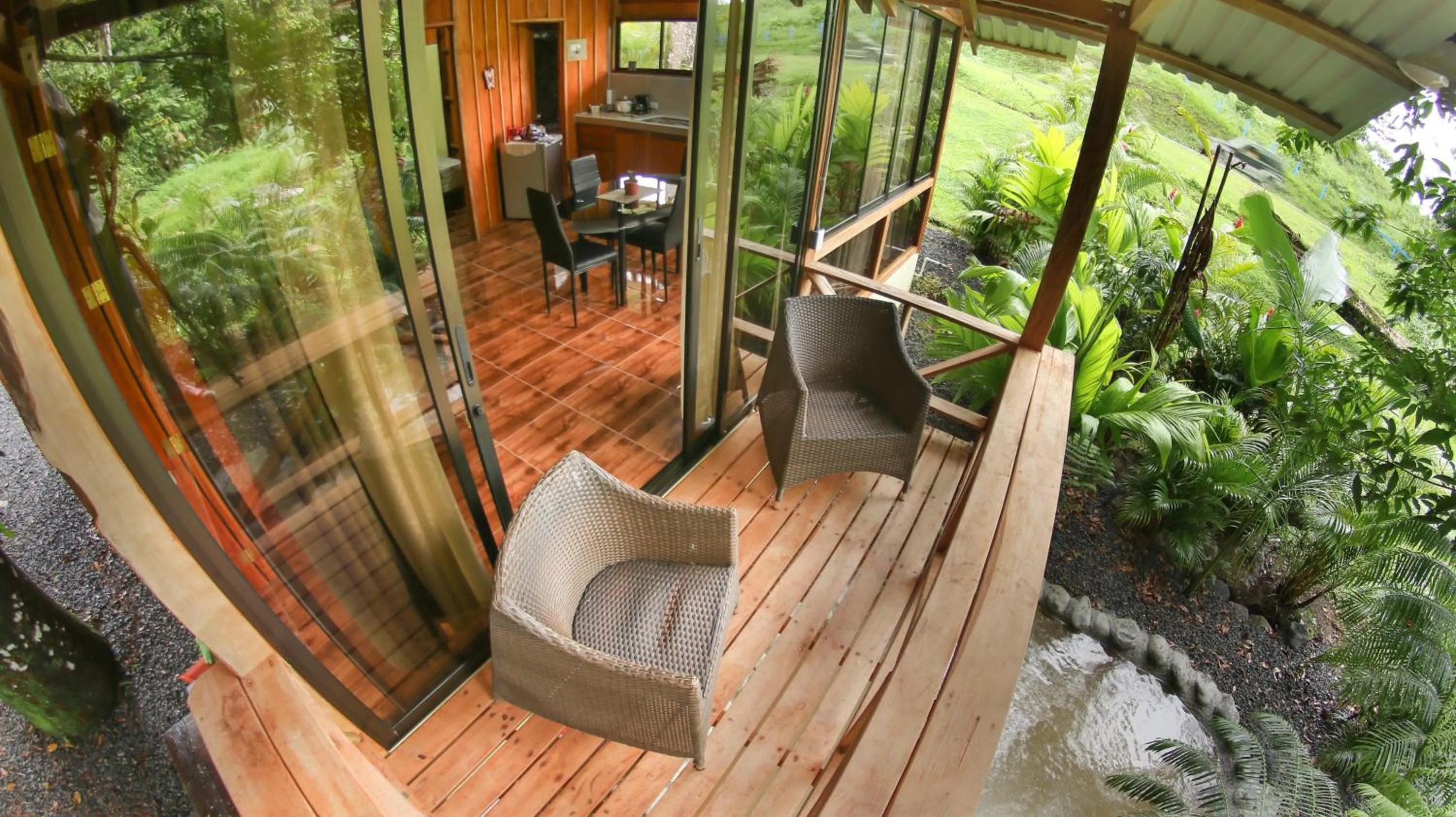 Balcony/Terrace in Cabañas del Lago