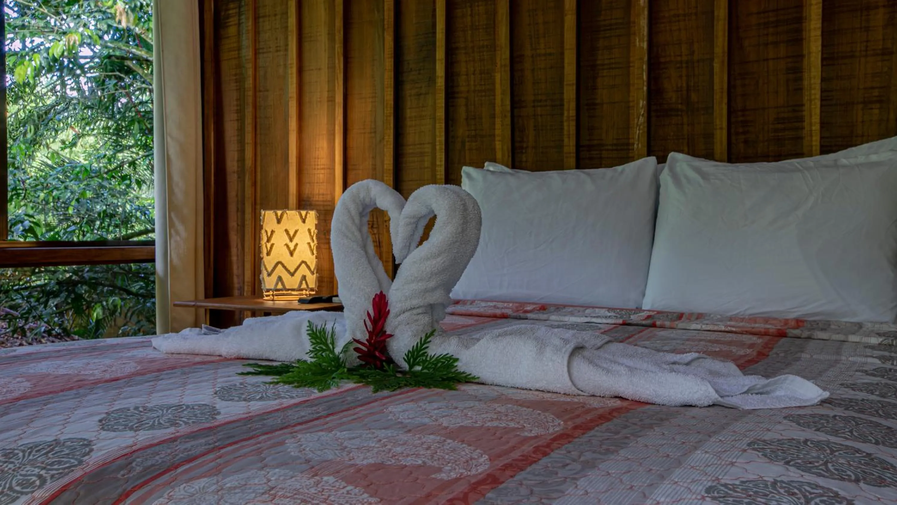 Bed in Cabañas del Lago