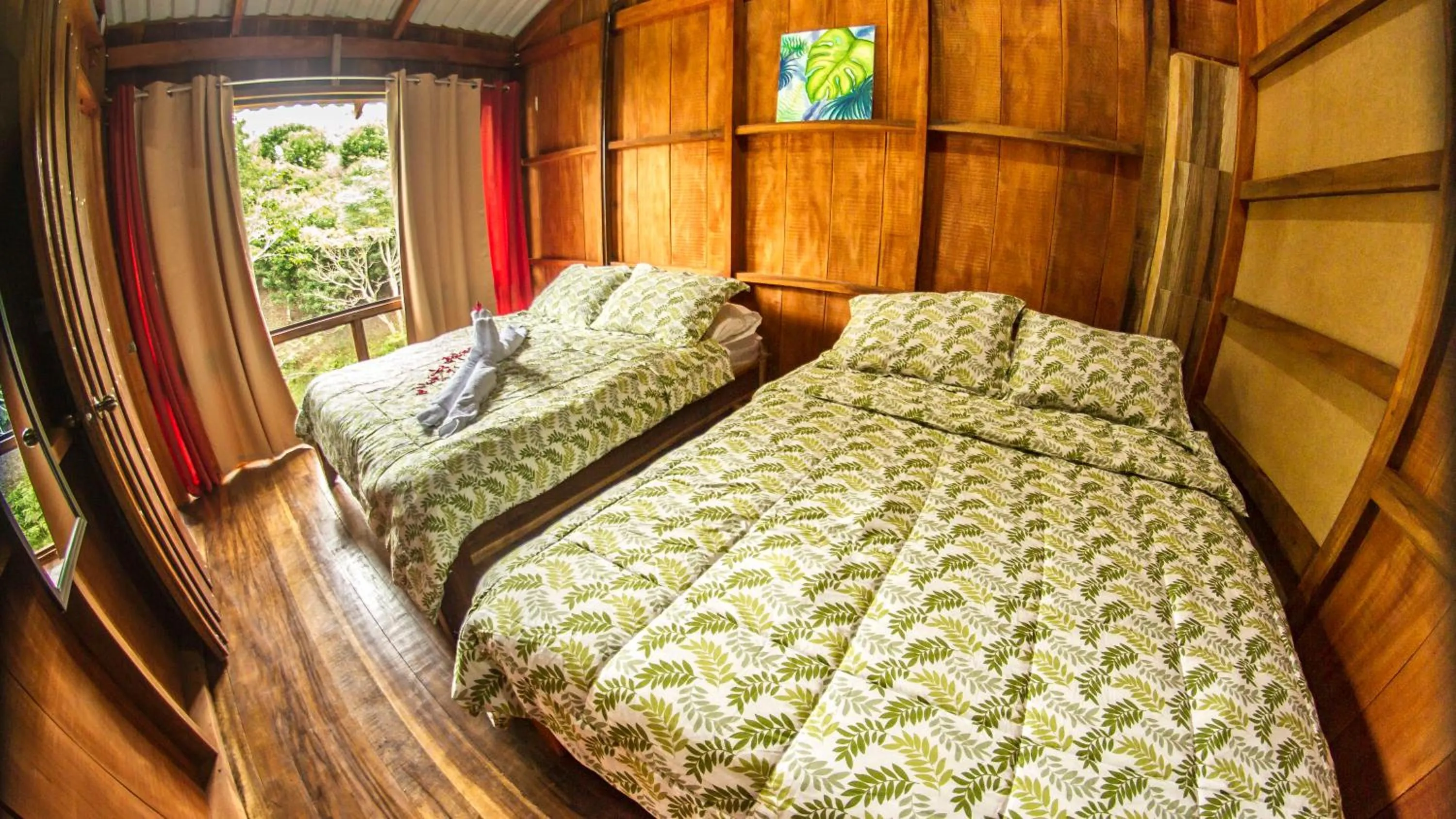 Bed in Cabañas del Lago