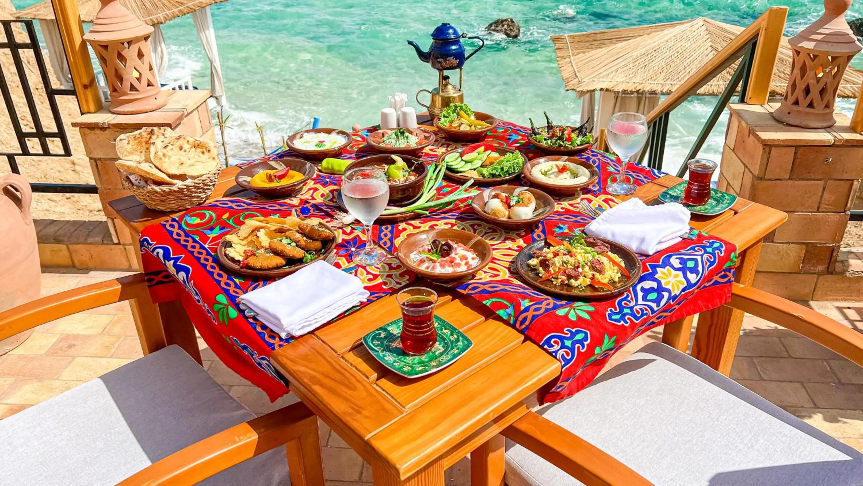 Breakfast in Sharm Club Beach Resort