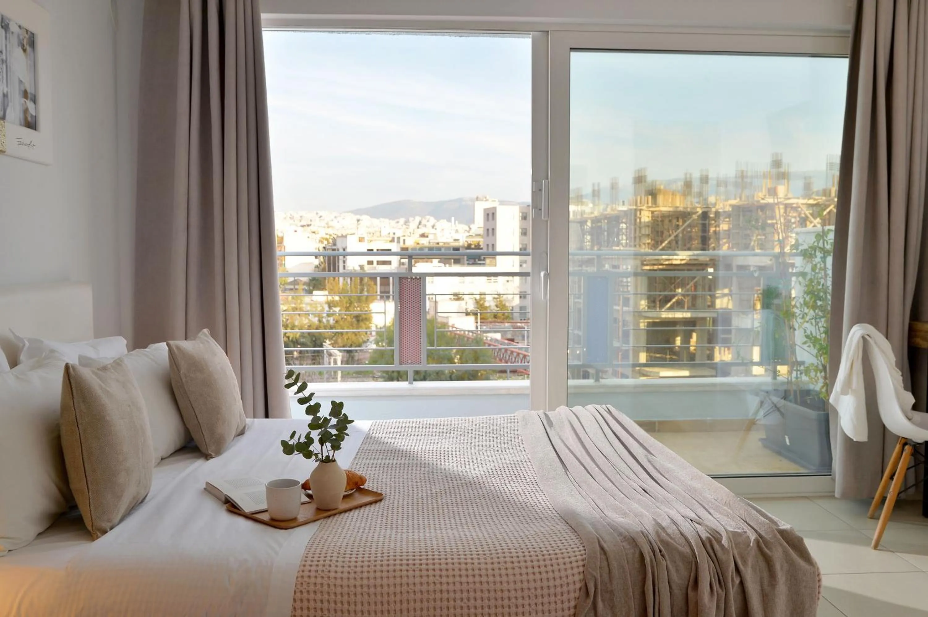 Bed in Alekos Apartments 1 - Νetflix & Comfort