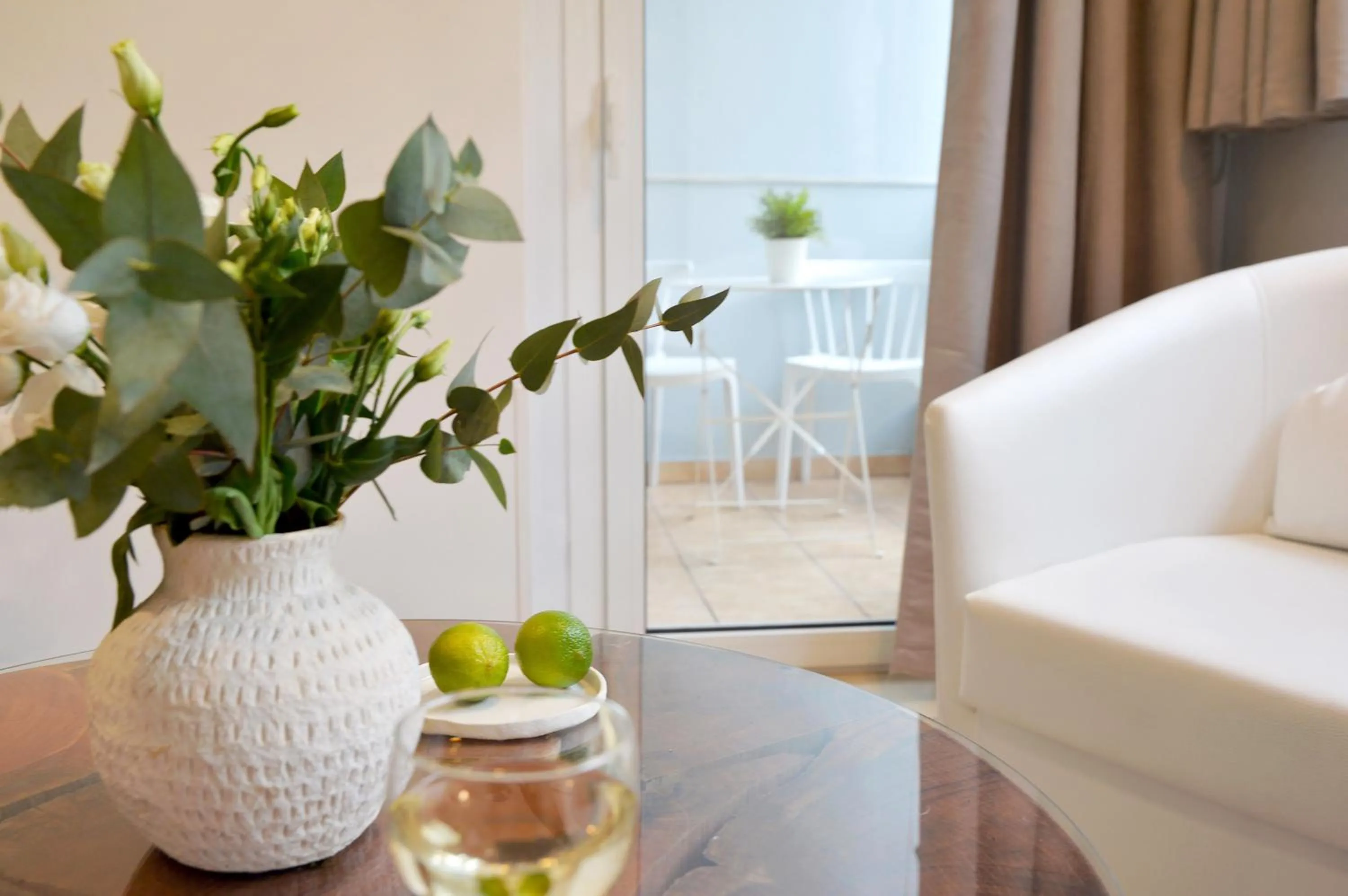 Balcony/Terrace, Bed in Alekos Apartments 1 - Νetflix & Comfort