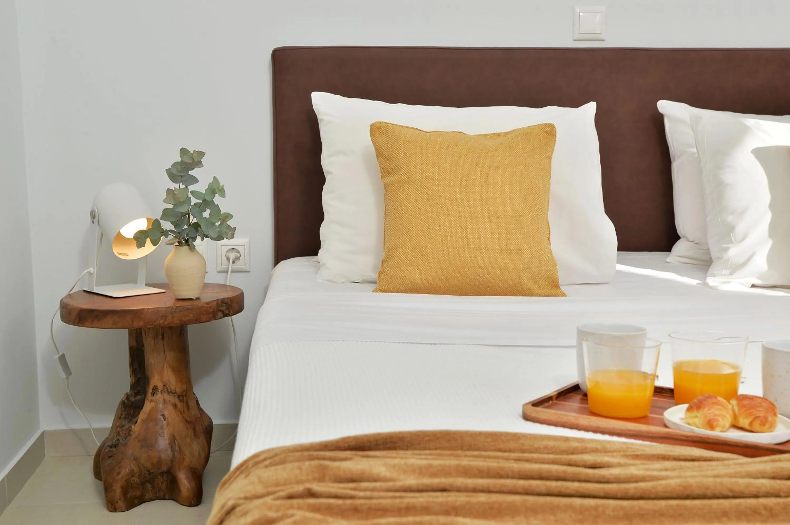 Bed in Alekos Apartments 1 - Νetflix & Comfort