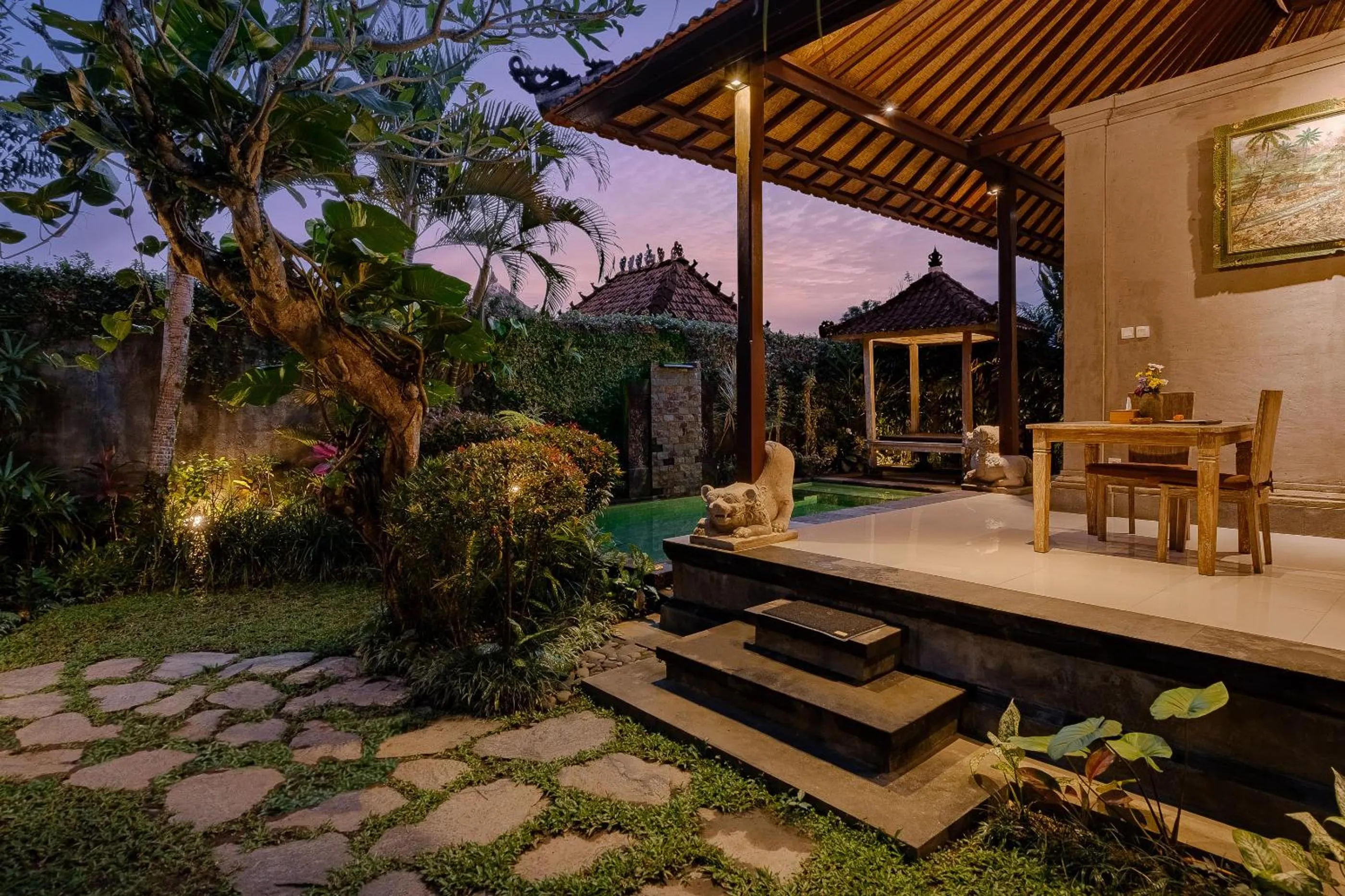 Patio in Pratiwi Ubud Villa