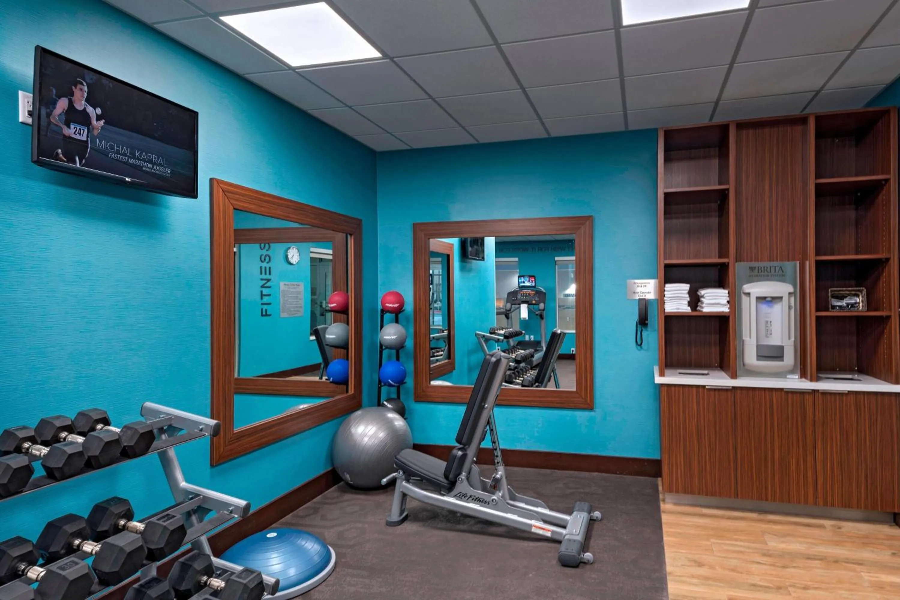 Fitness centre/facilities in Fairfield Inn & Suites by Marriott Austin Buda