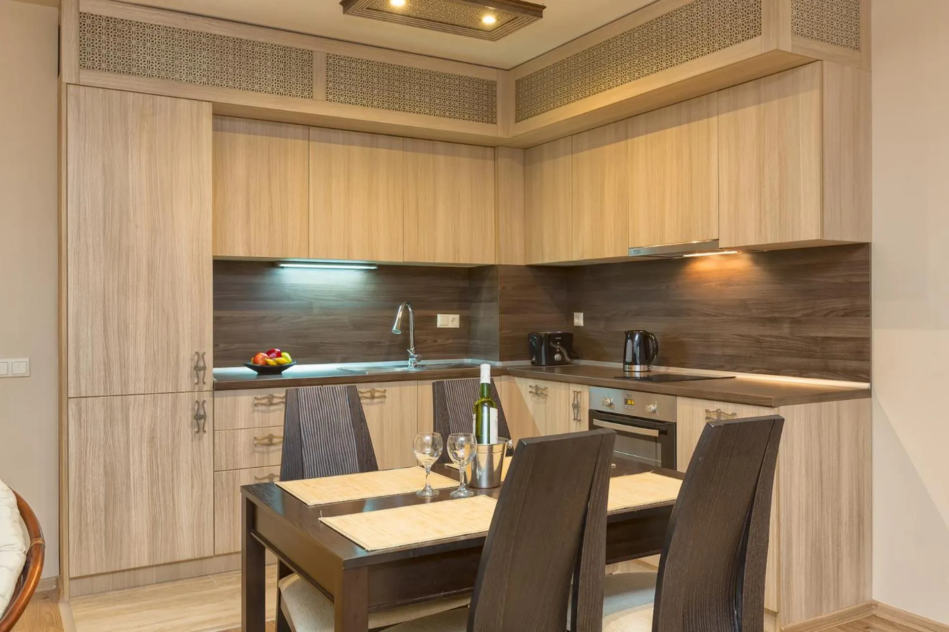 Kitchen or kitchenette in Argisht Partez Hotel ALL INCLUSIVE & BEACH BAR REBLS