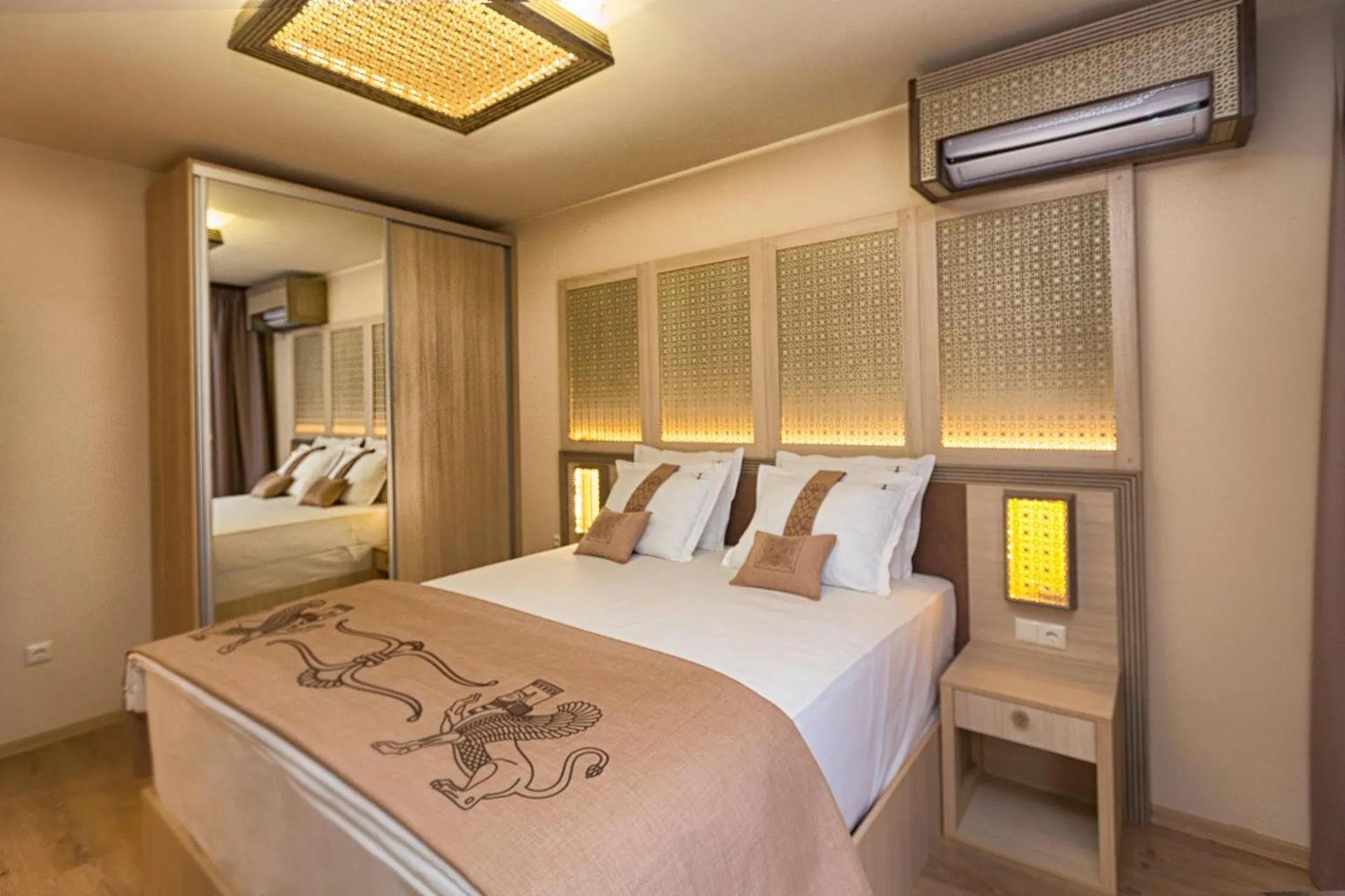 Bed in Argisht Partez Hotel ALL INCLUSIVE & BEACH BAR REBLS