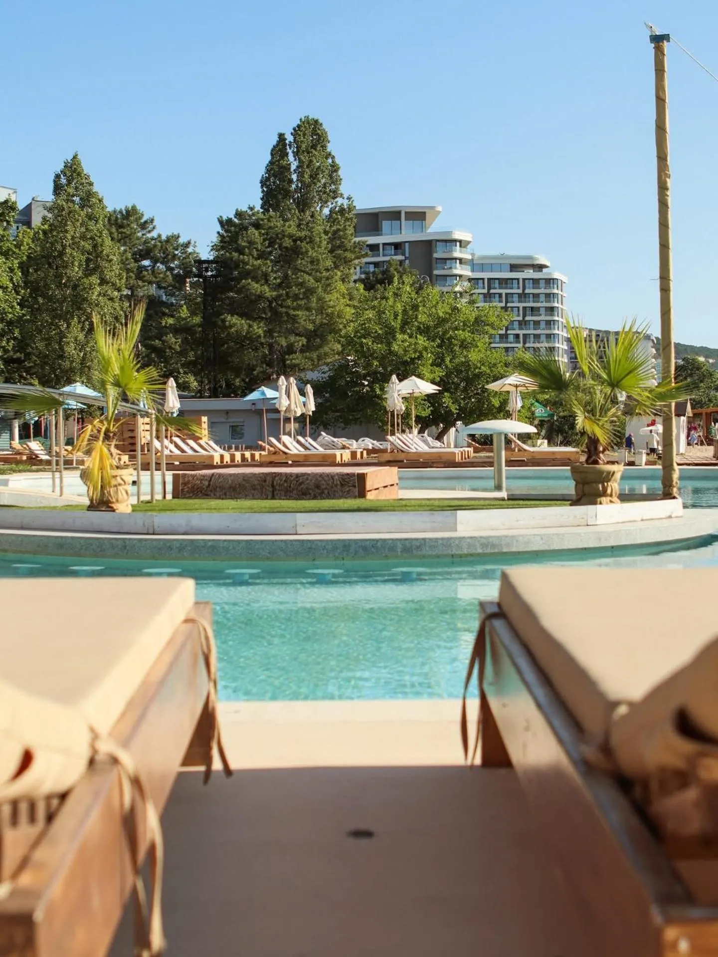 Swimming pool in Argisht Partez Hotel ALL INCLUSIVE & BEACH BAR REBLS