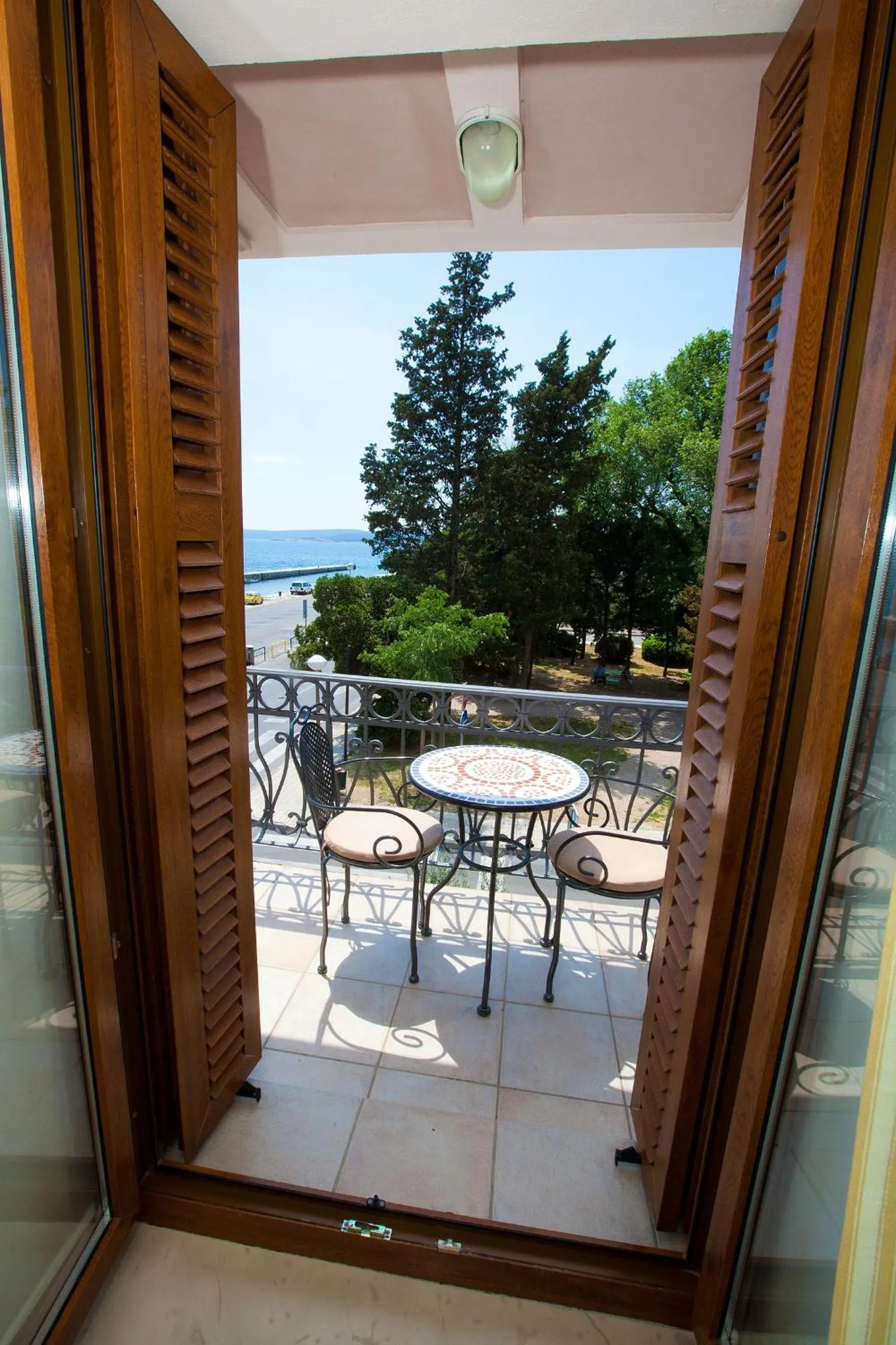 Balcony/Terrace in Apartments Villa Castello