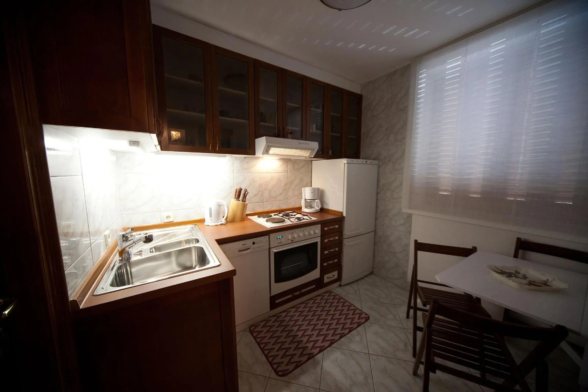 Kitchen or kitchenette in Apartments Villa Castello