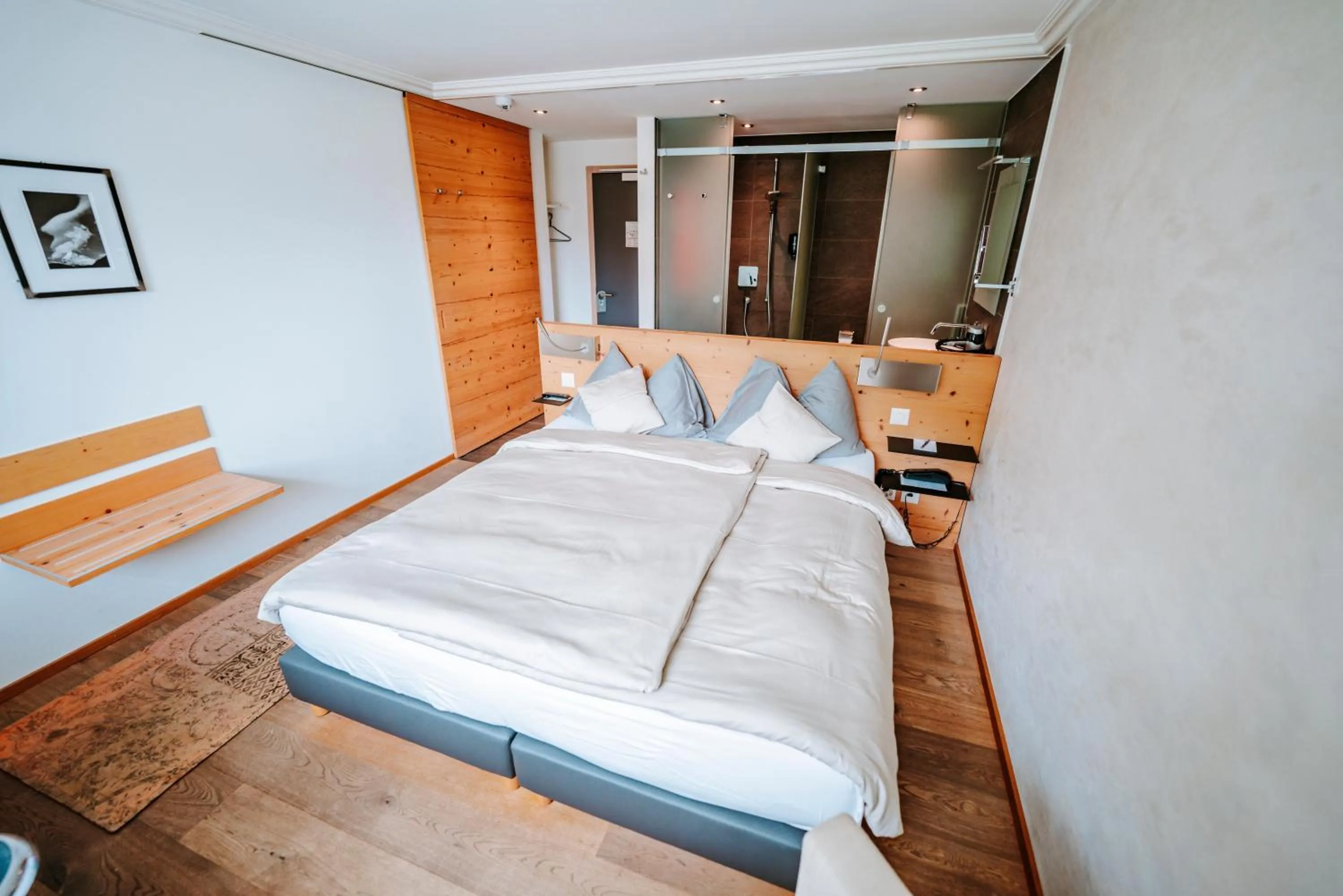 Bed in Hotel Eden Wellness