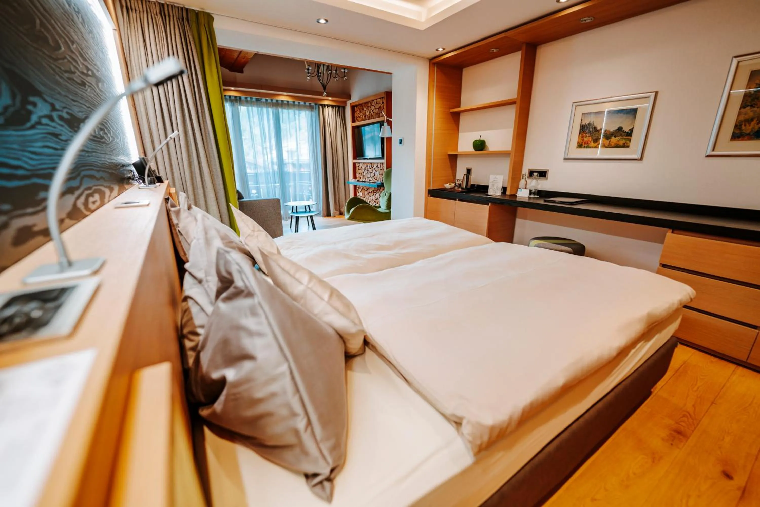 Bed in Hotel Eden Wellness