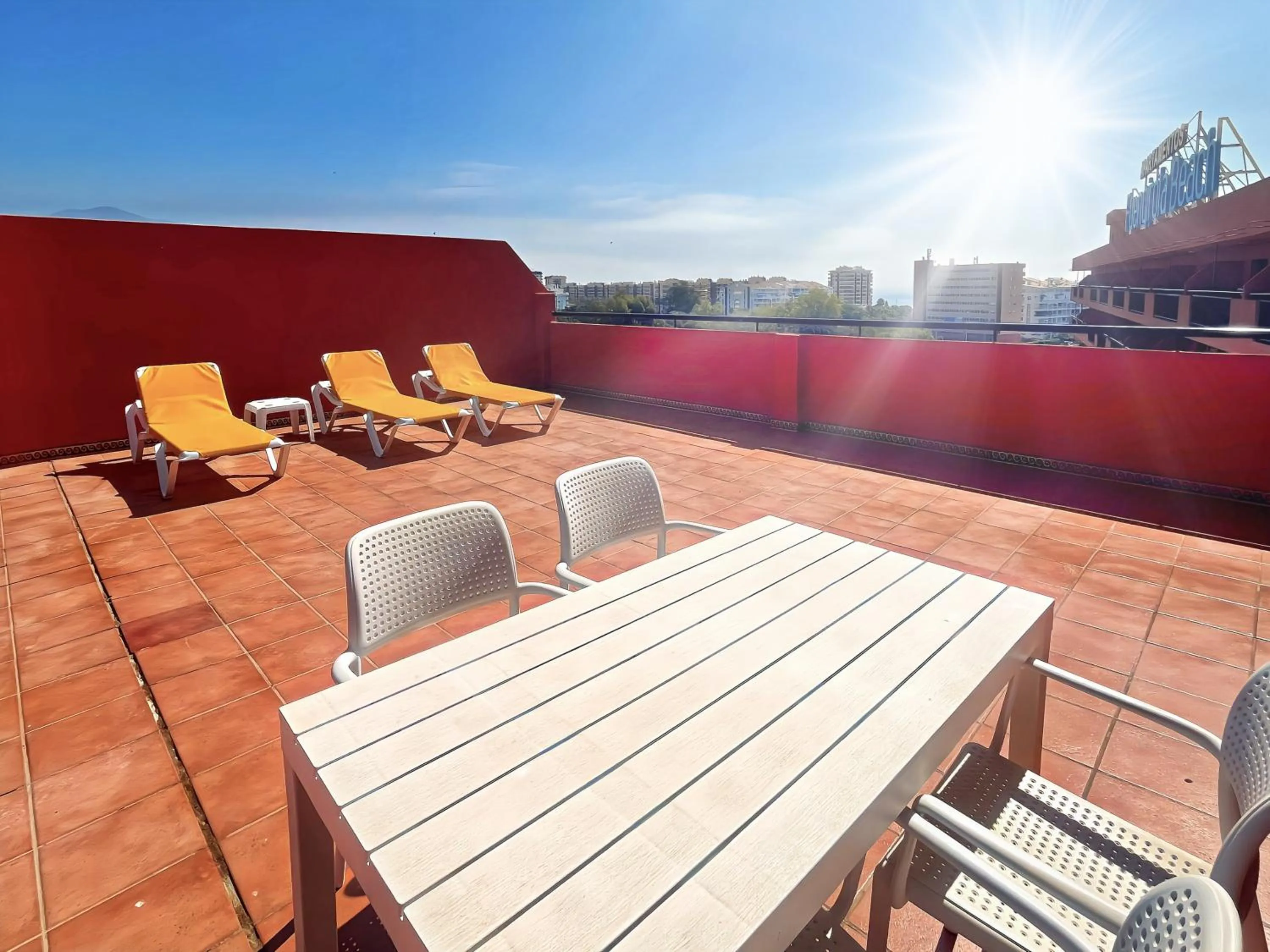Balcony/Terrace in Fuengirola Beach Apartamentos Turísticos