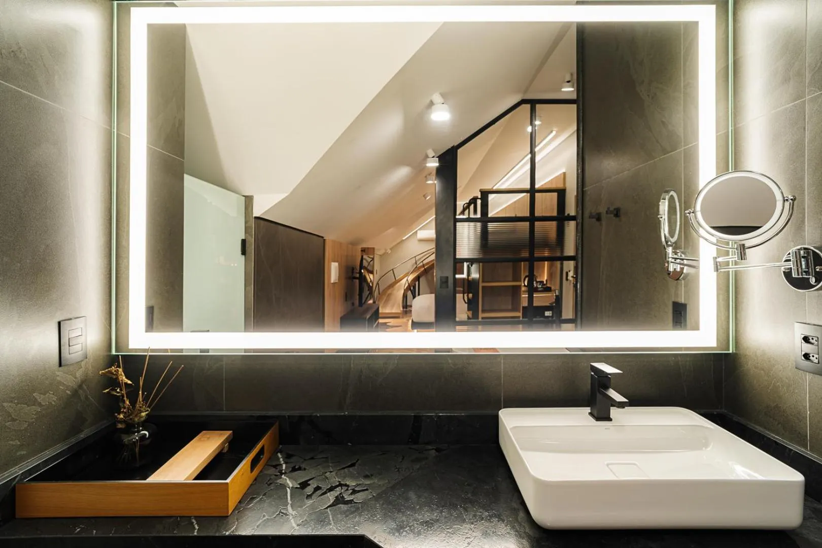 Bathroom in Bavaria Sport Hotel