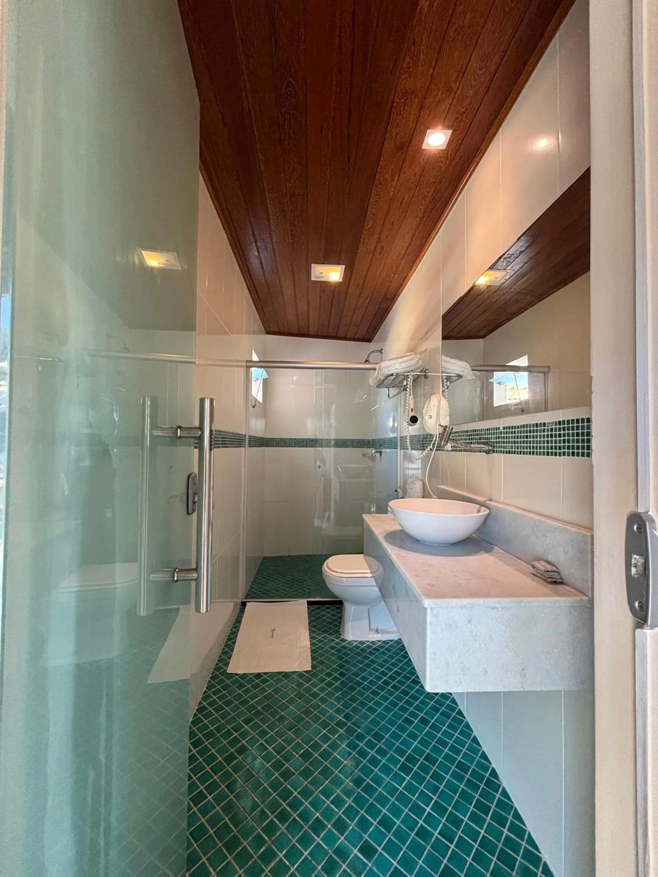 Bathroom in Pousada Mareia