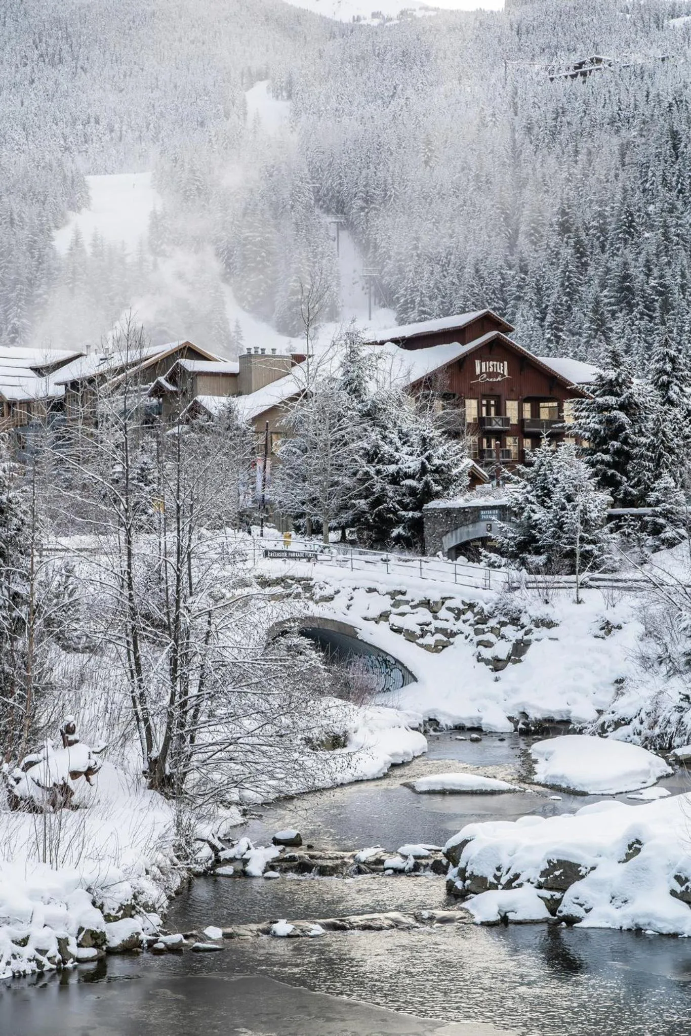 Property building in Legends Whistler, by Lodging Ovations