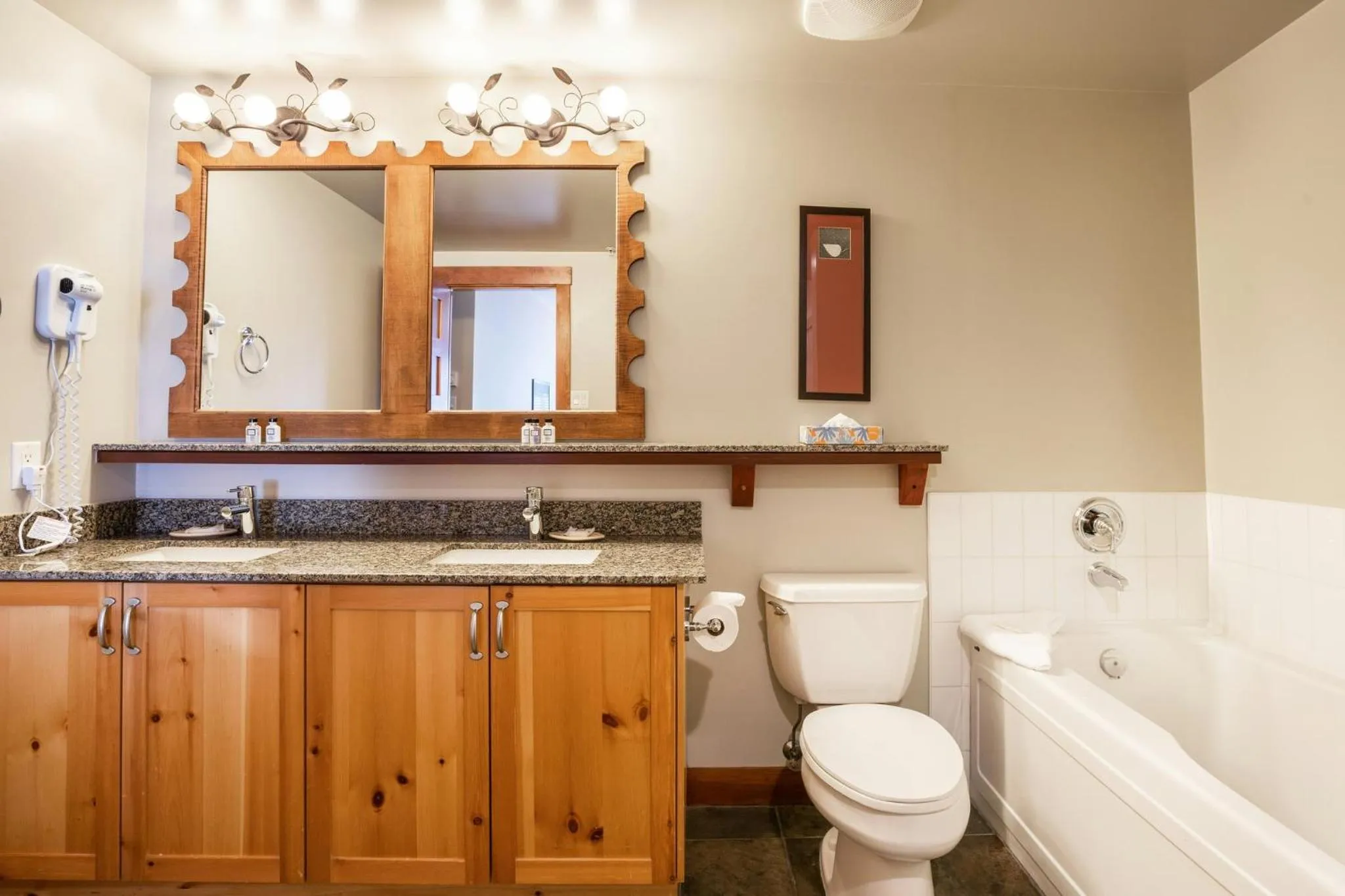 Bathroom in Legends Whistler, by Lodging Ovations