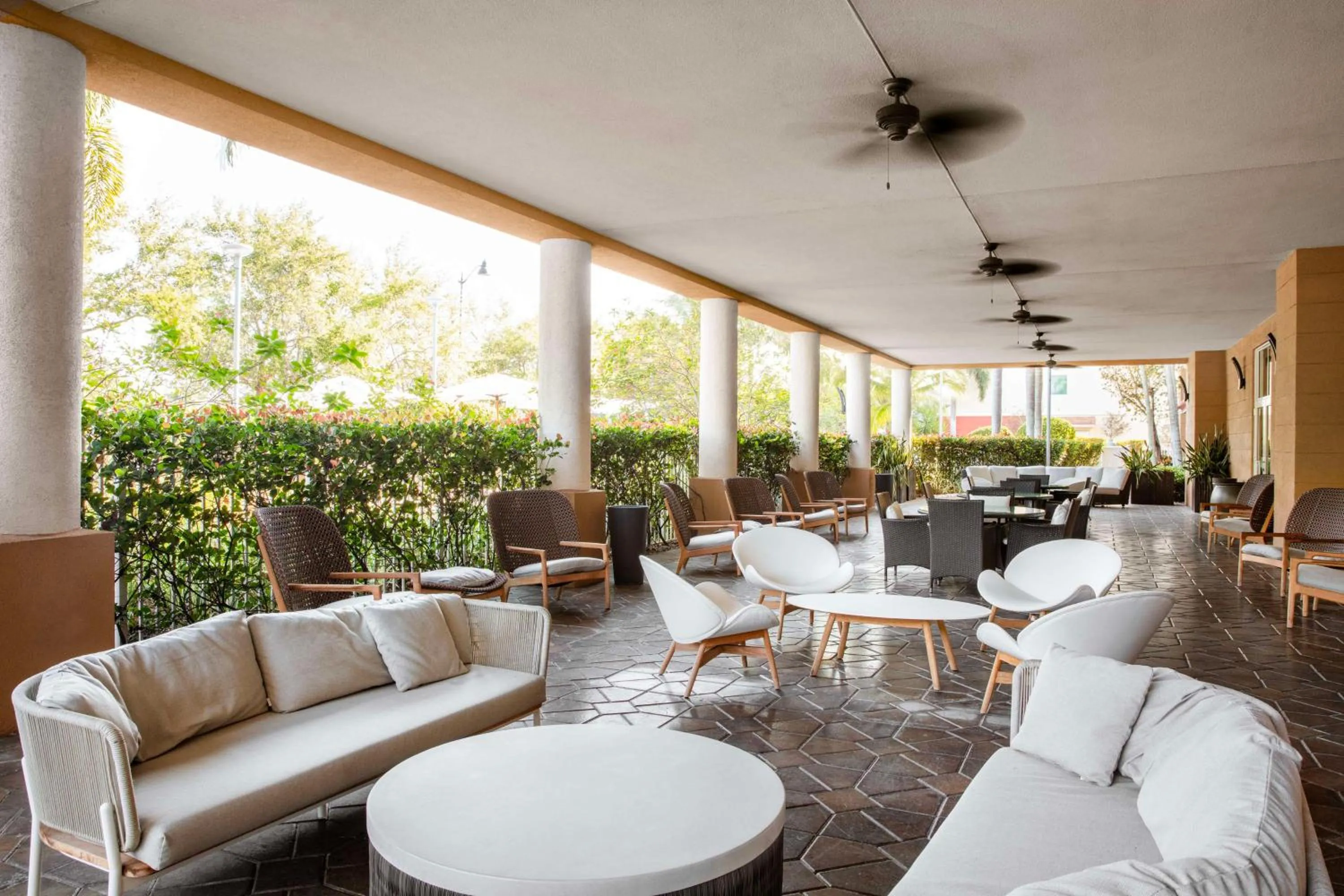 Patio in Hampton Inn & Suites Homestead Miami South