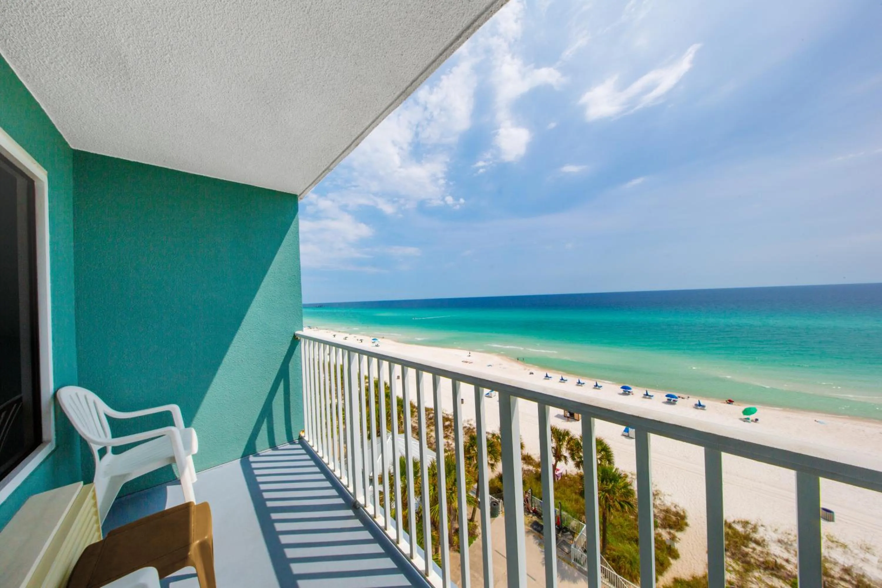 Balcony/Terrace in Beachcomber Beachfront Hotel, a By The Sea Resort