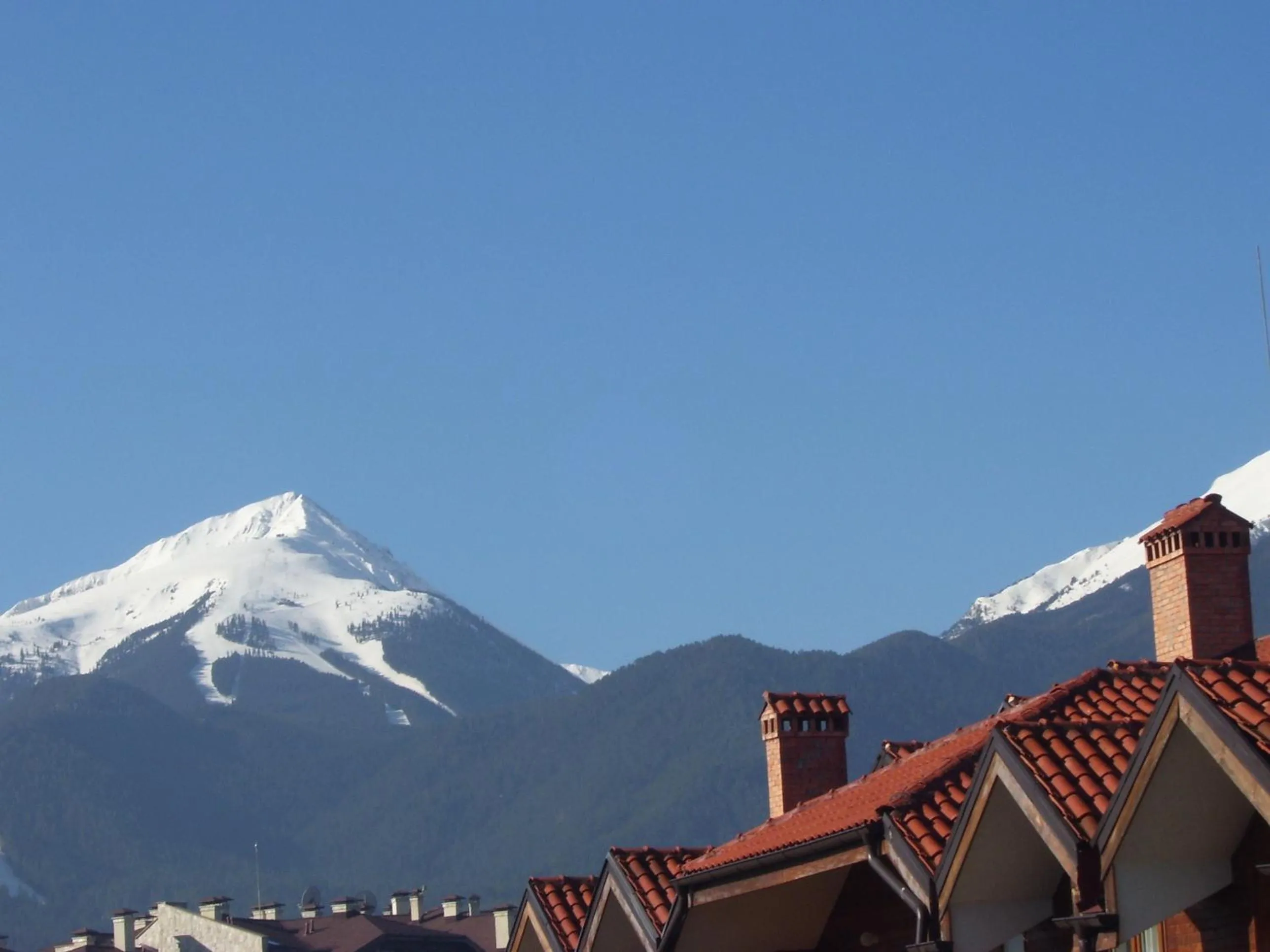 Mountain view in Apartments Four Leaf Clover Bansko to rent