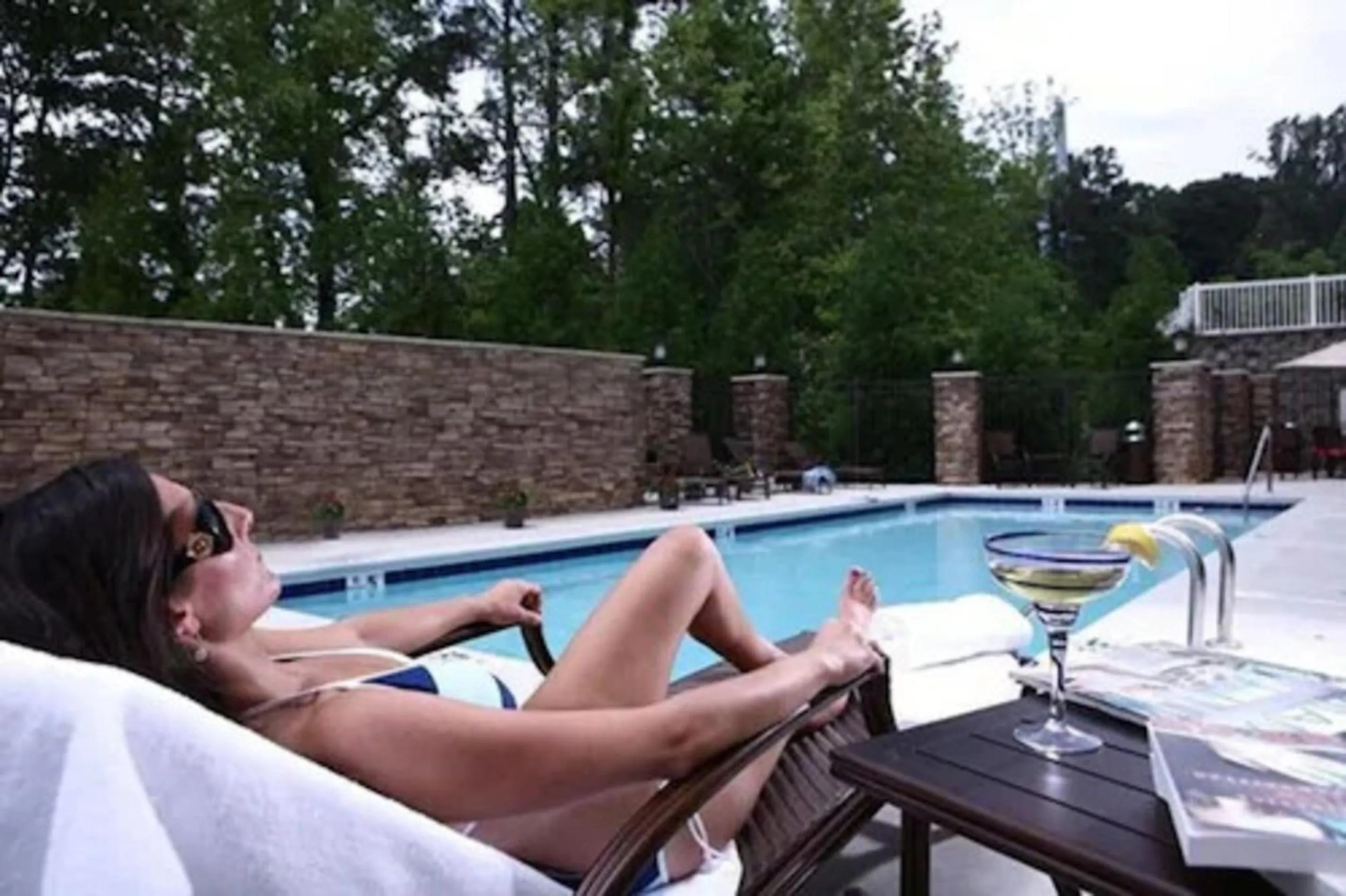 Swimming pool in Hampton Inn Atlanta-Canton