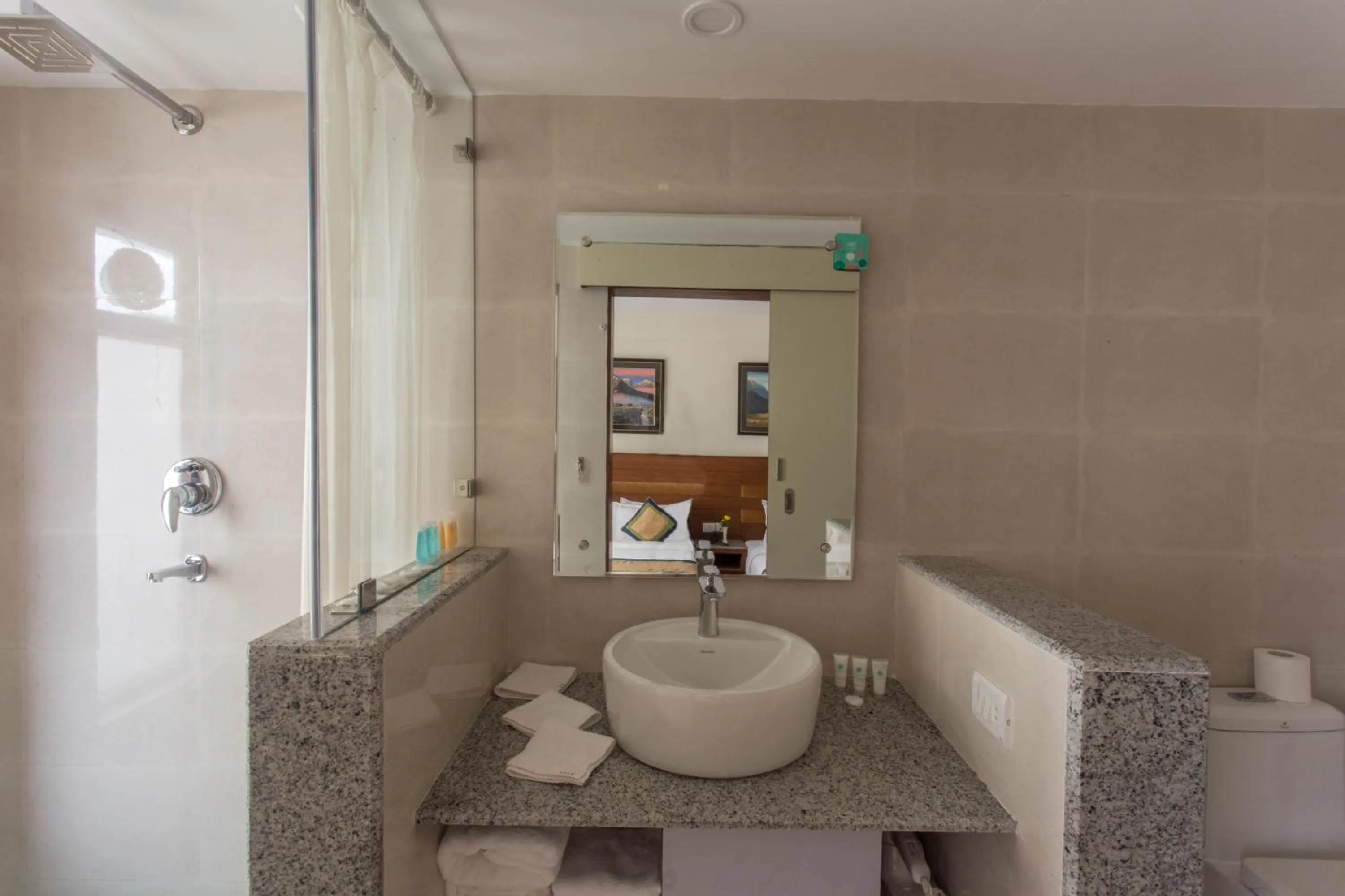 Bathroom in Oasis Kathmandu Hotel