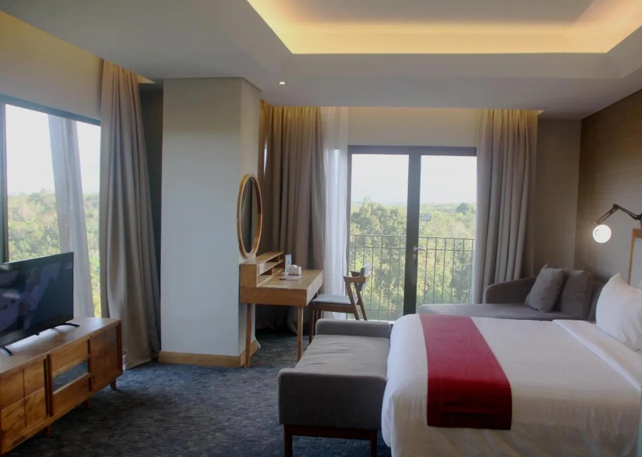 Bed in Famvida Hotel Lubuklinggau