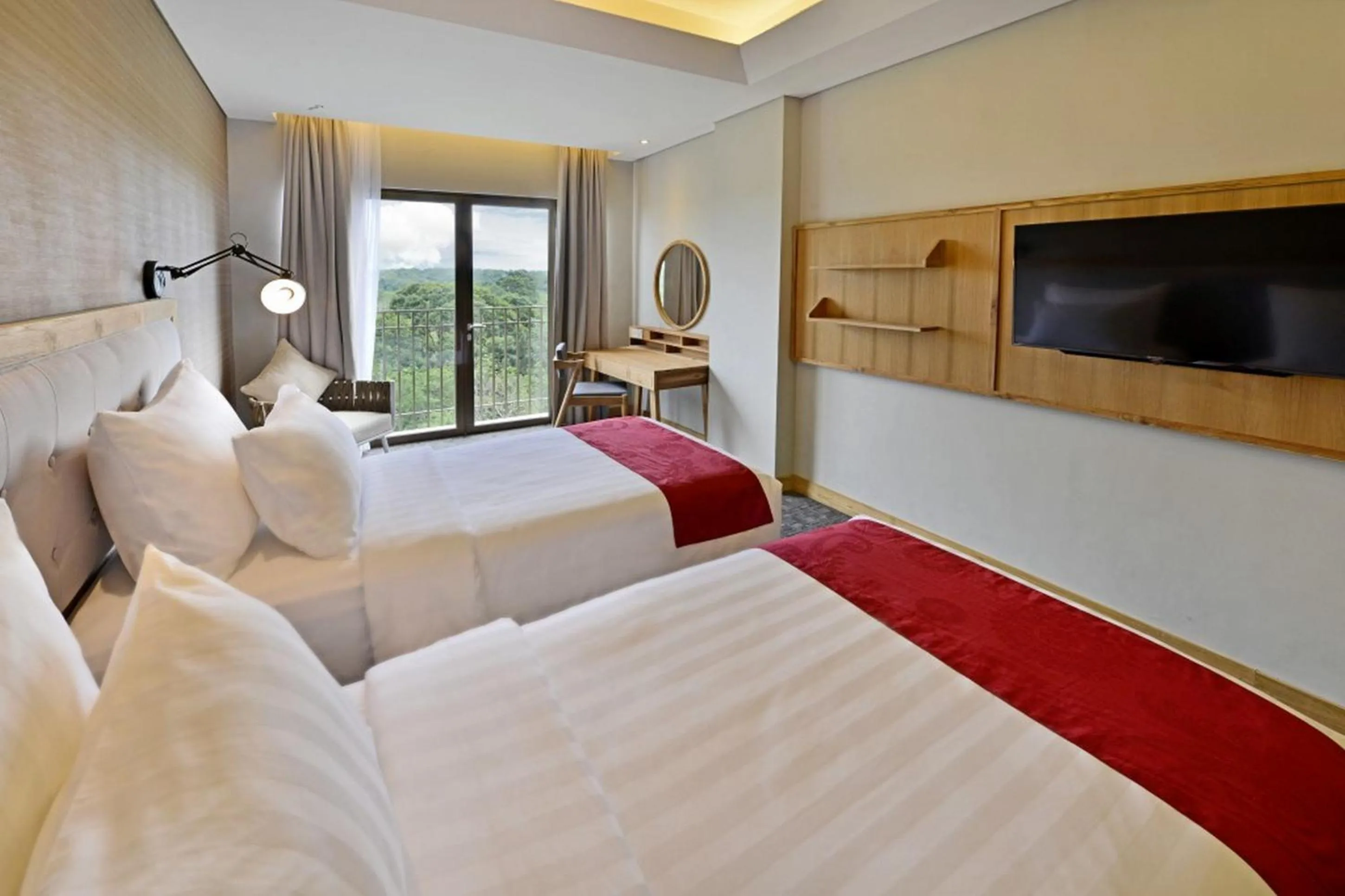 Bed in Famvida Hotel Lubuklinggau