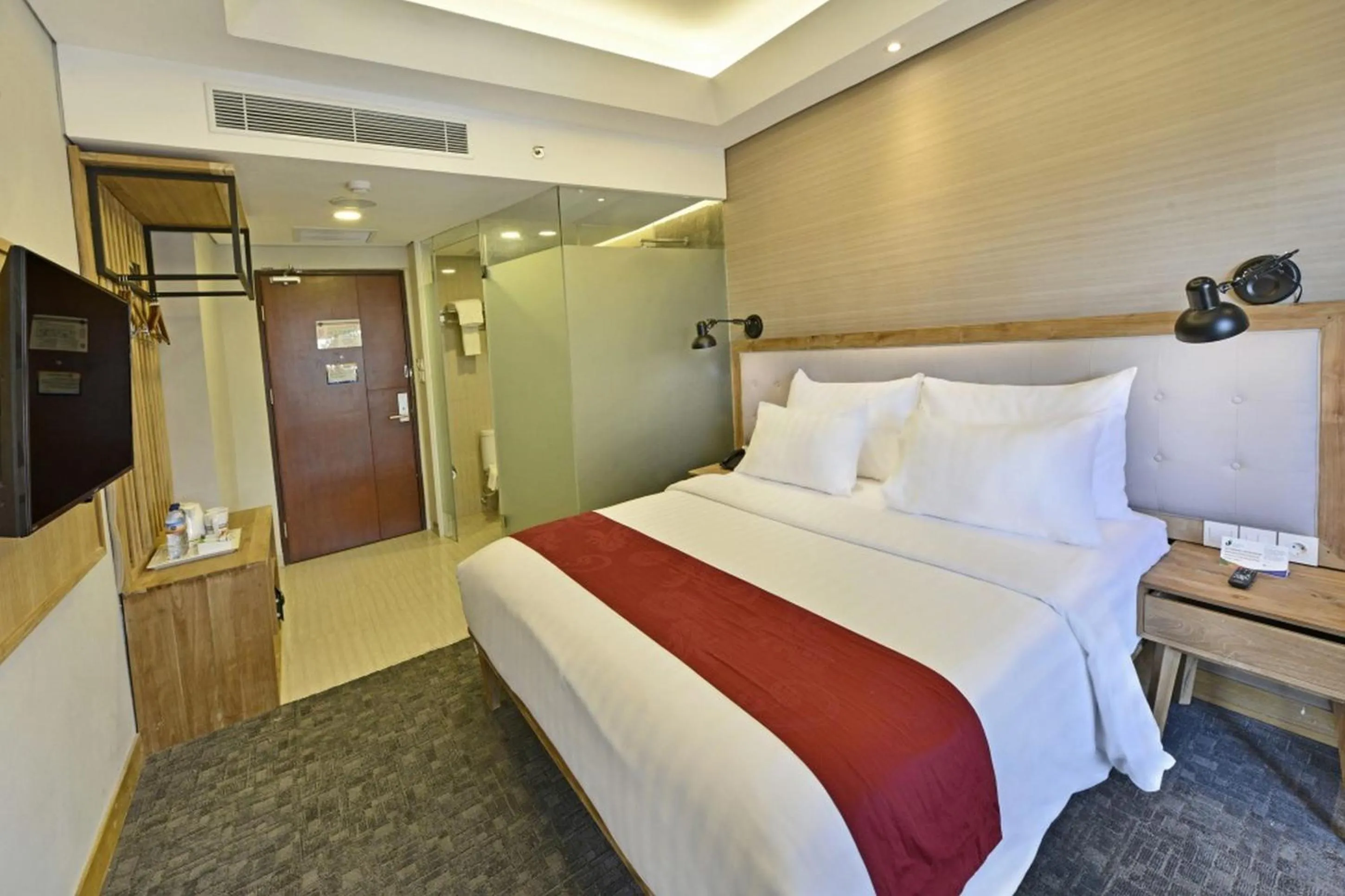 Bed in Famvida Hotel Lubuklinggau