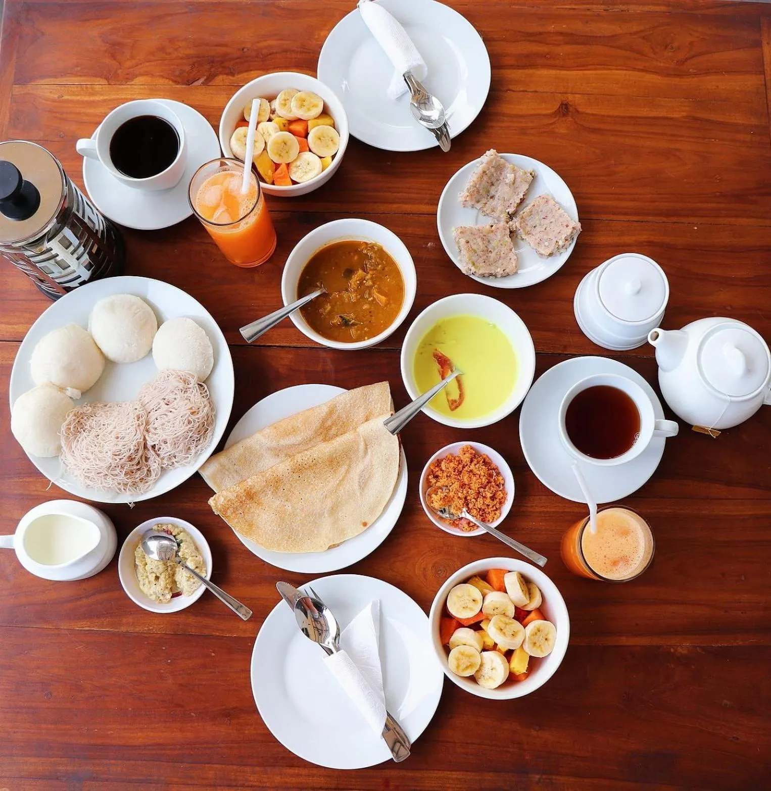Food in Luna Beach Hotel