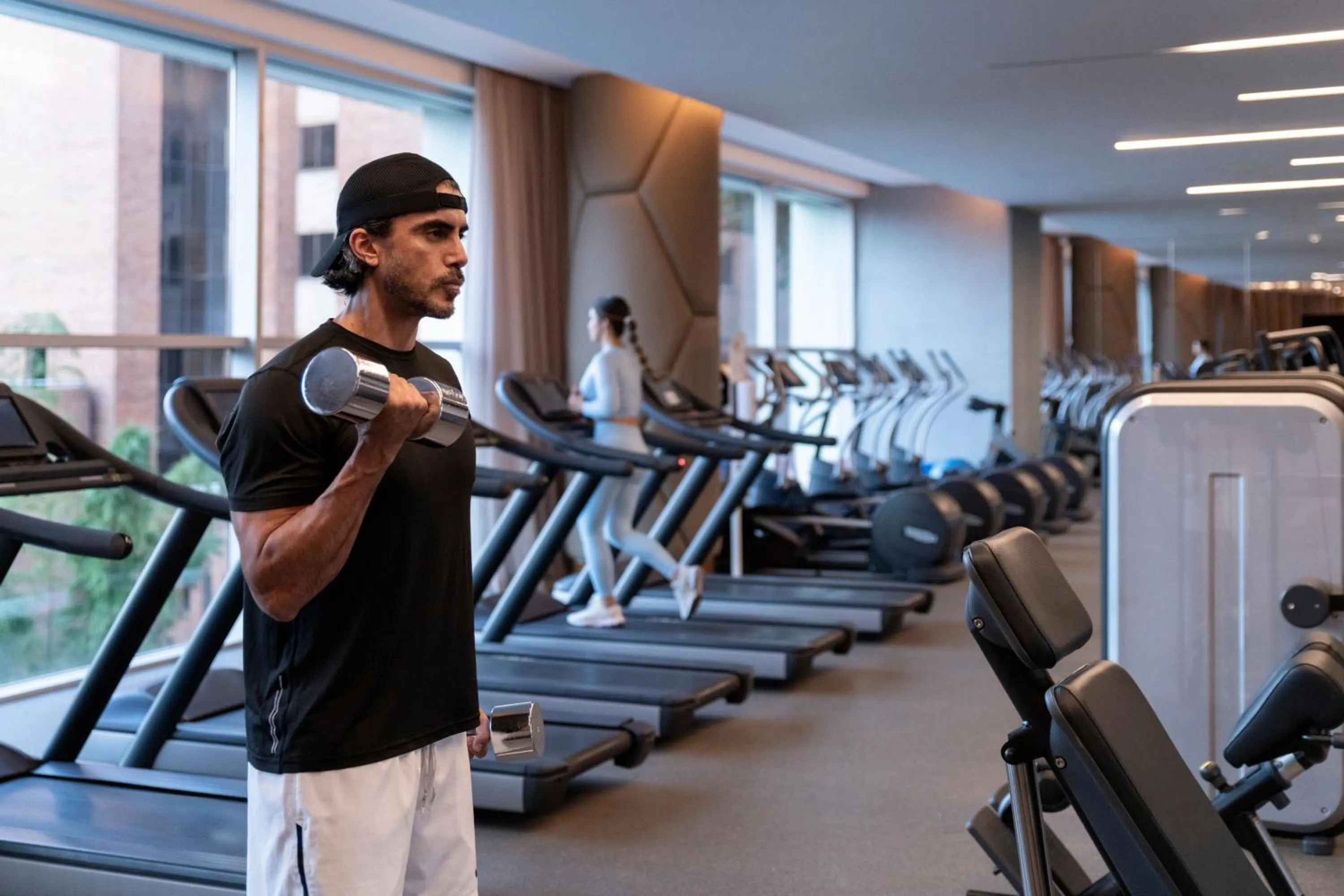 Fitness centre/facilities in Medellin Marriott Hotel