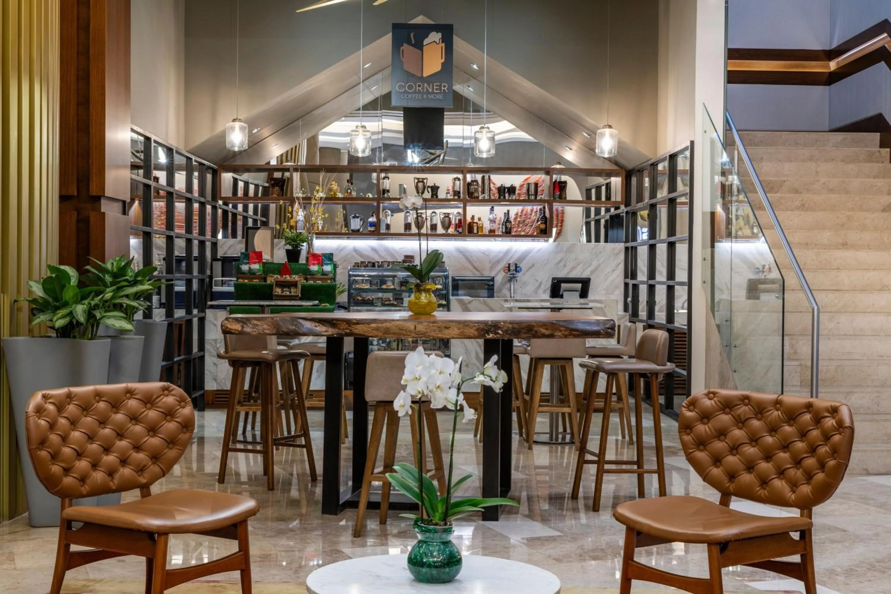 Lobby or reception in Medellin Marriott Hotel