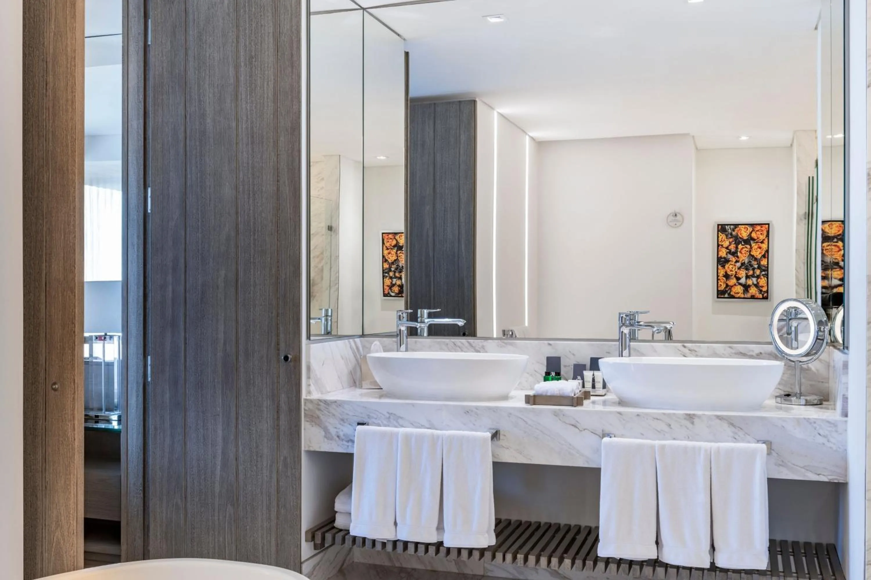 Bathroom in Medellin Marriott Hotel