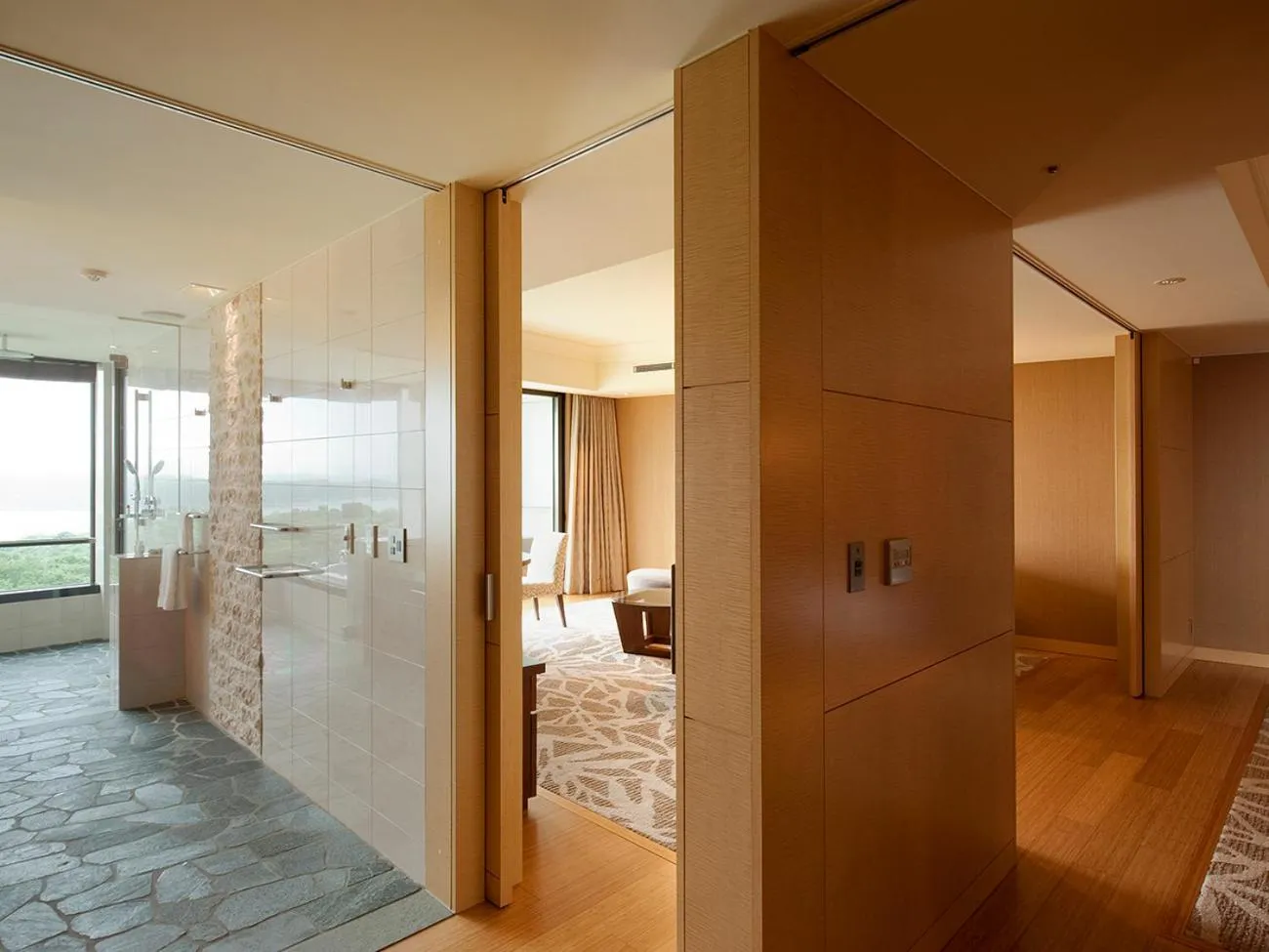 Photo of the whole room, Bed in Shima Kanko Hotel The Bay Suites