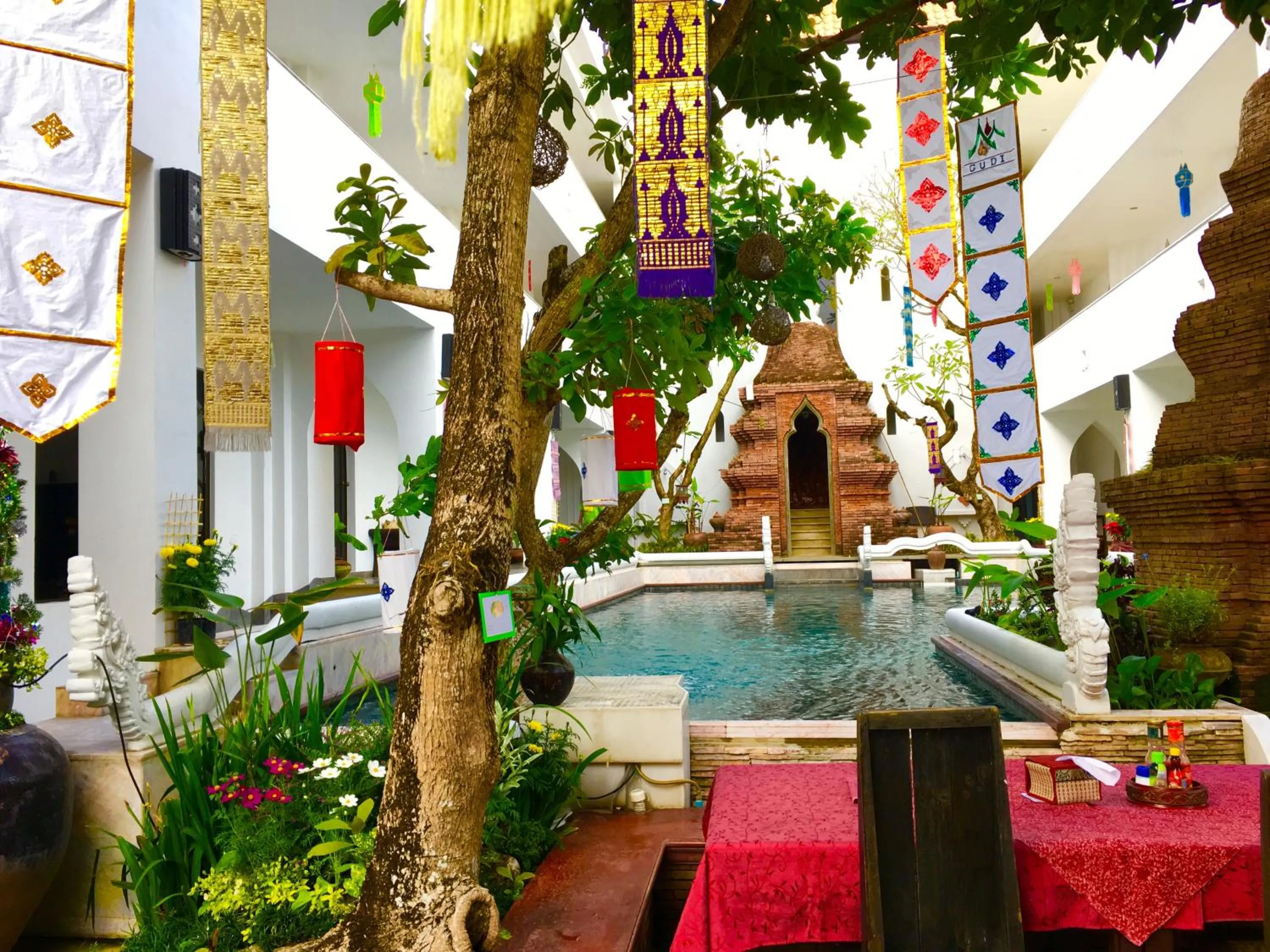 Swimming pool in Gudi Boutique Hotel