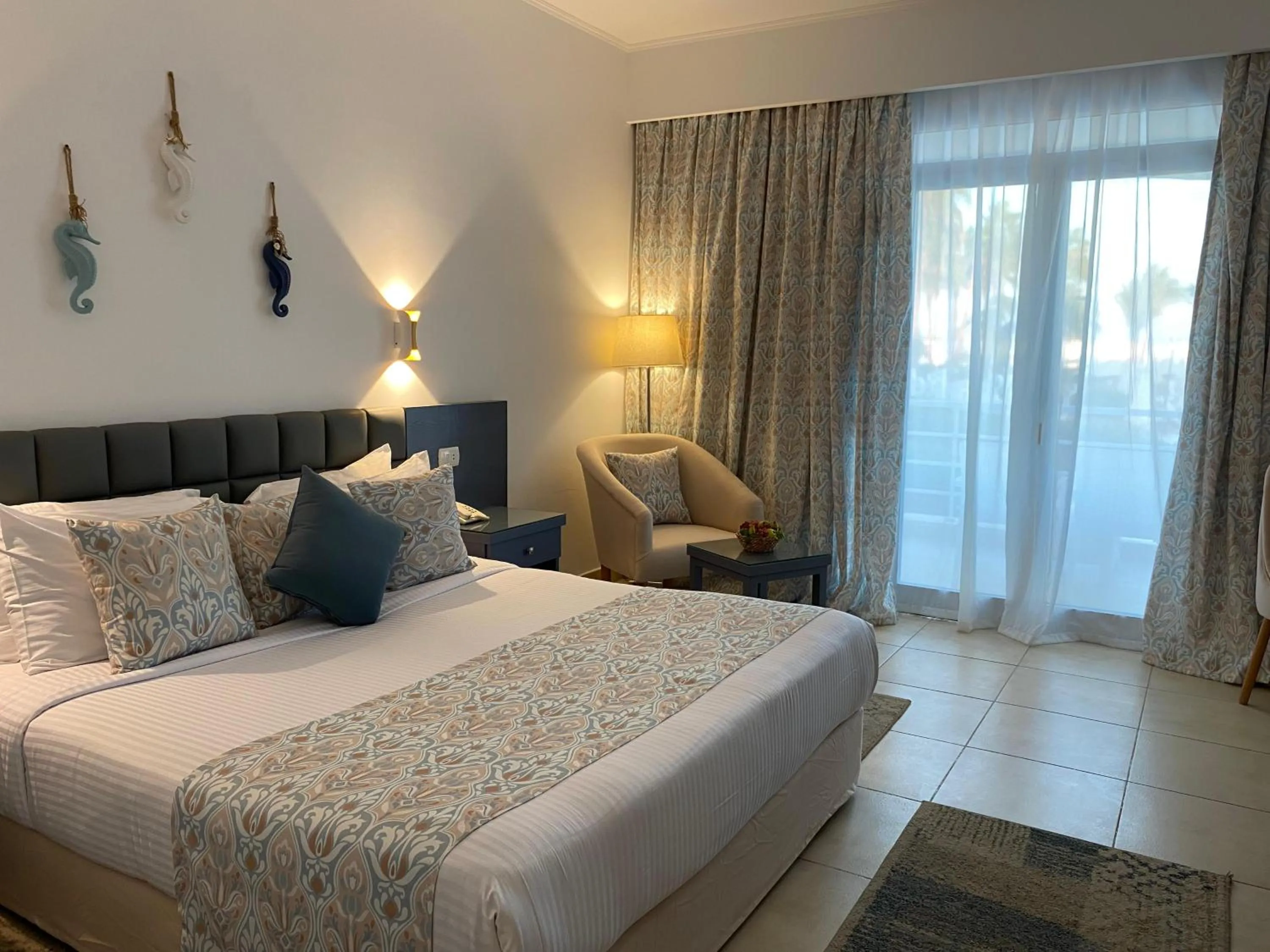 Bed in Sharm Reef Hotel